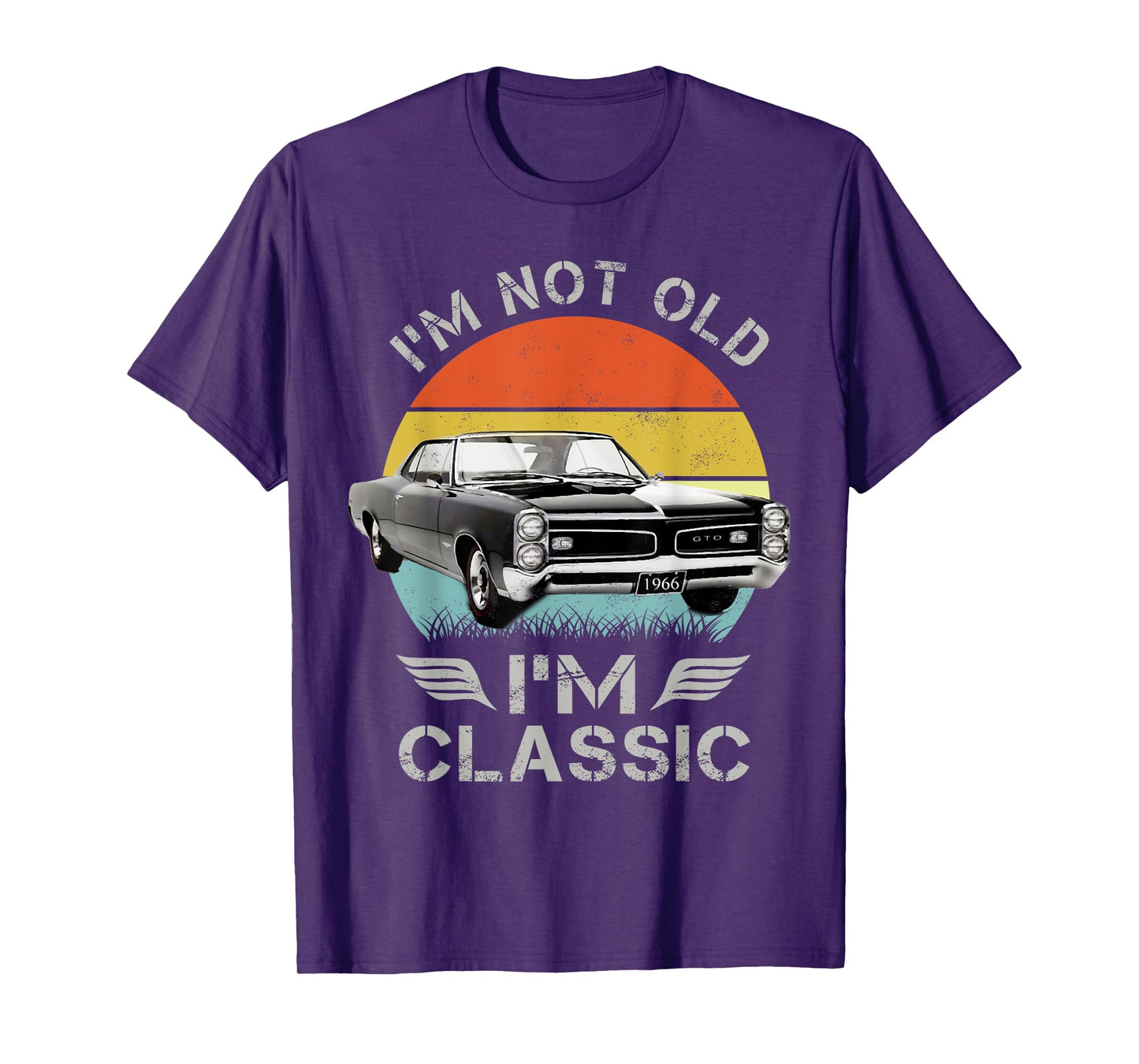 1966 66 GTO Classic Car Old School Muscle Car T-Shirt