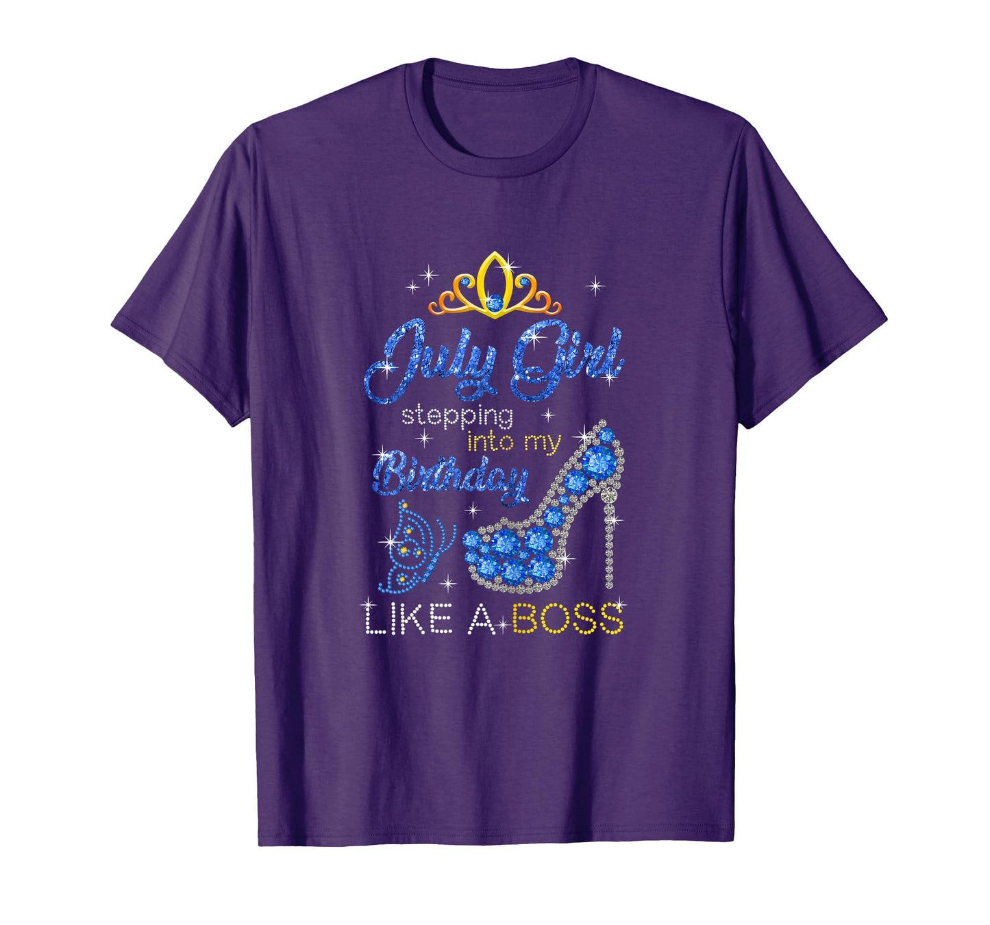 July Girl Stepping Into My Birthday Gift for Cancer Womens T-Shirt
