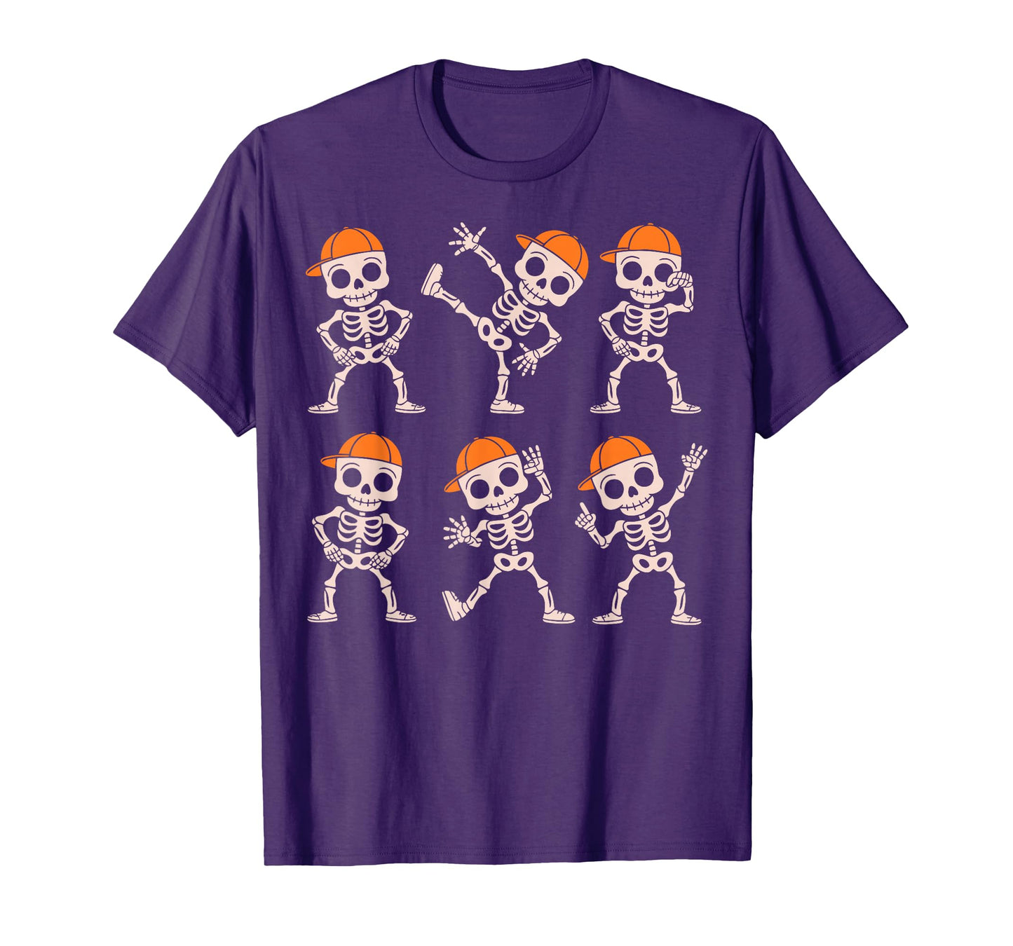 Funny Cute Dancing Skeleton Halloween Boys Kids Toddlers T-Shirt