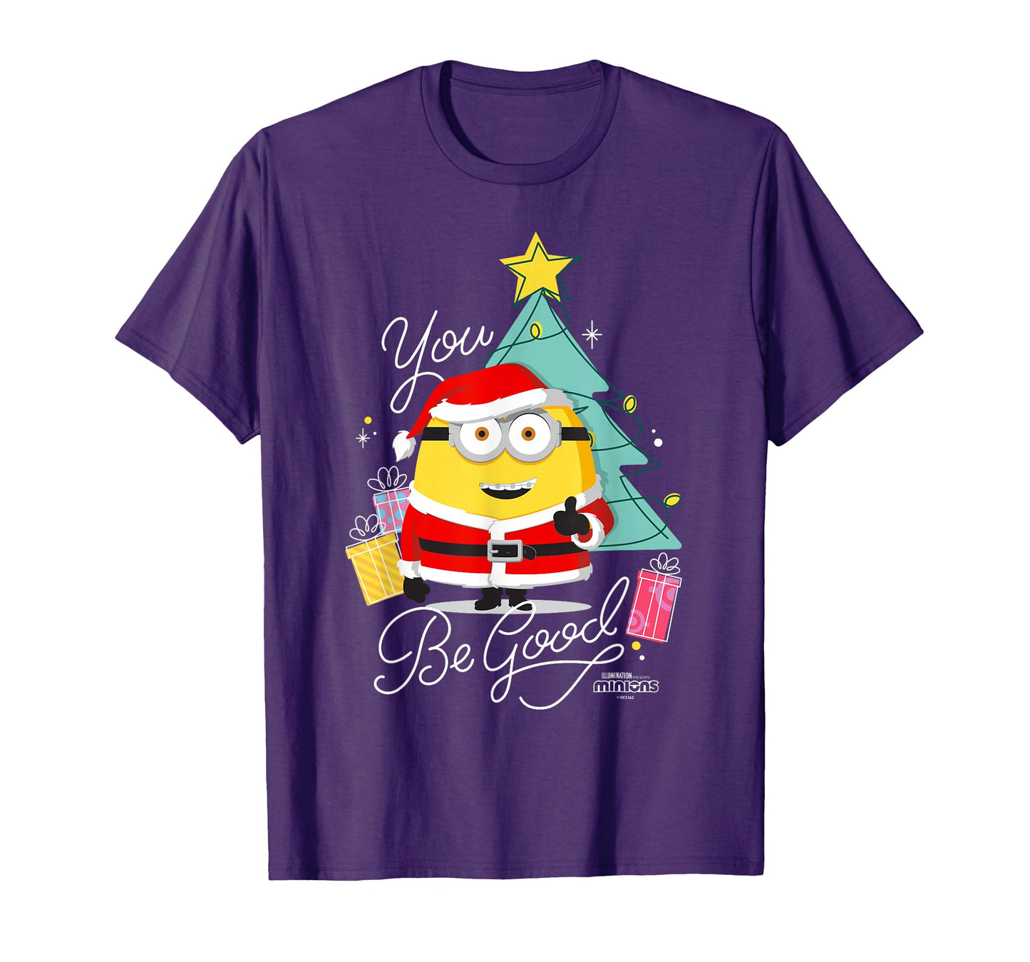 Minions You Be Good Santa Minion Holiday T-Shirt