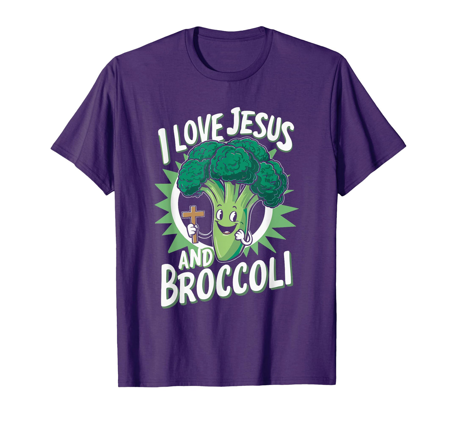 I Love Jesus And Broccoli T-Shirt