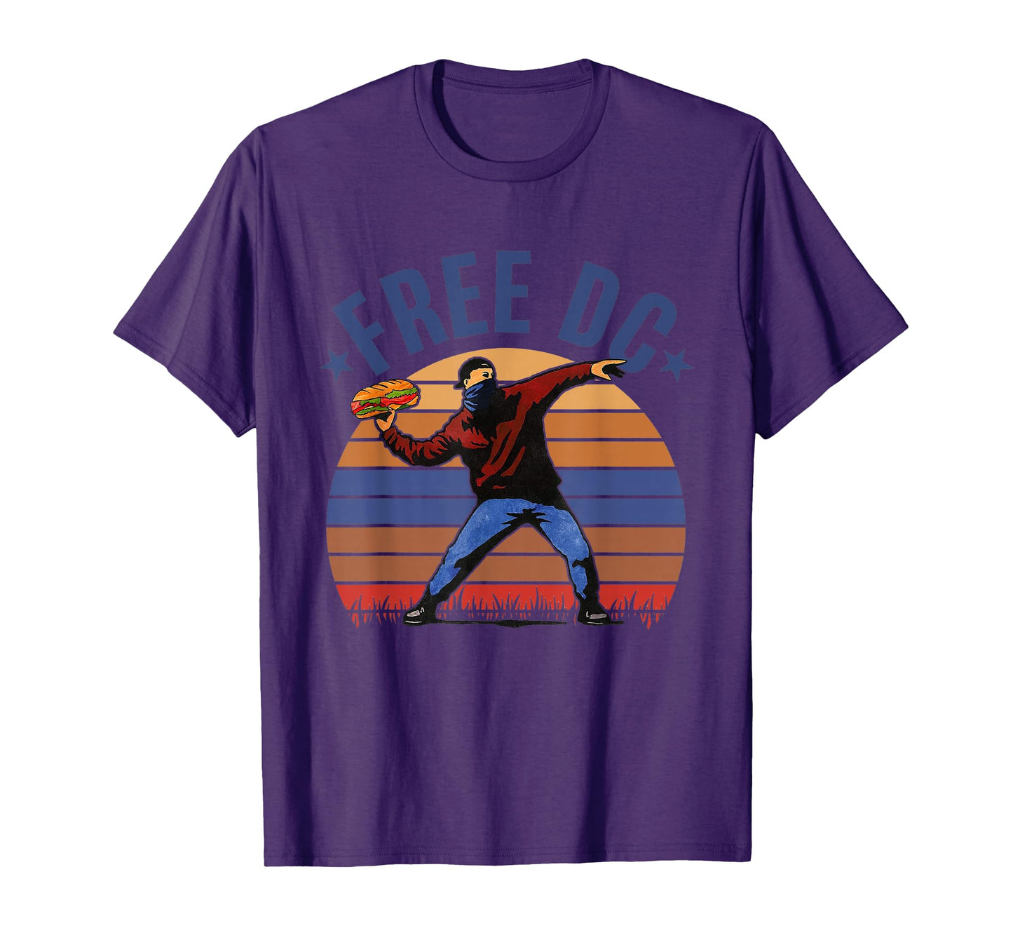 Vintage DC Sandwich Guy The Sandwich Guy Free DC T-Shirt