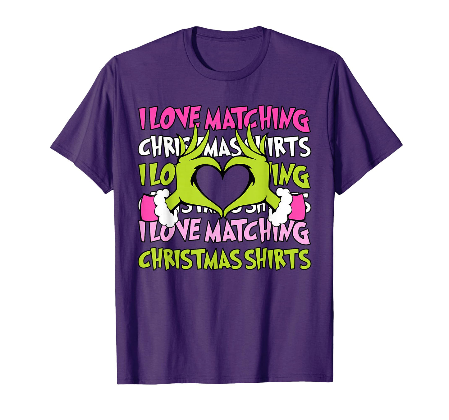 I Love Matching Christmas Shirts But I Don't Couples Holiday T-Shirt
