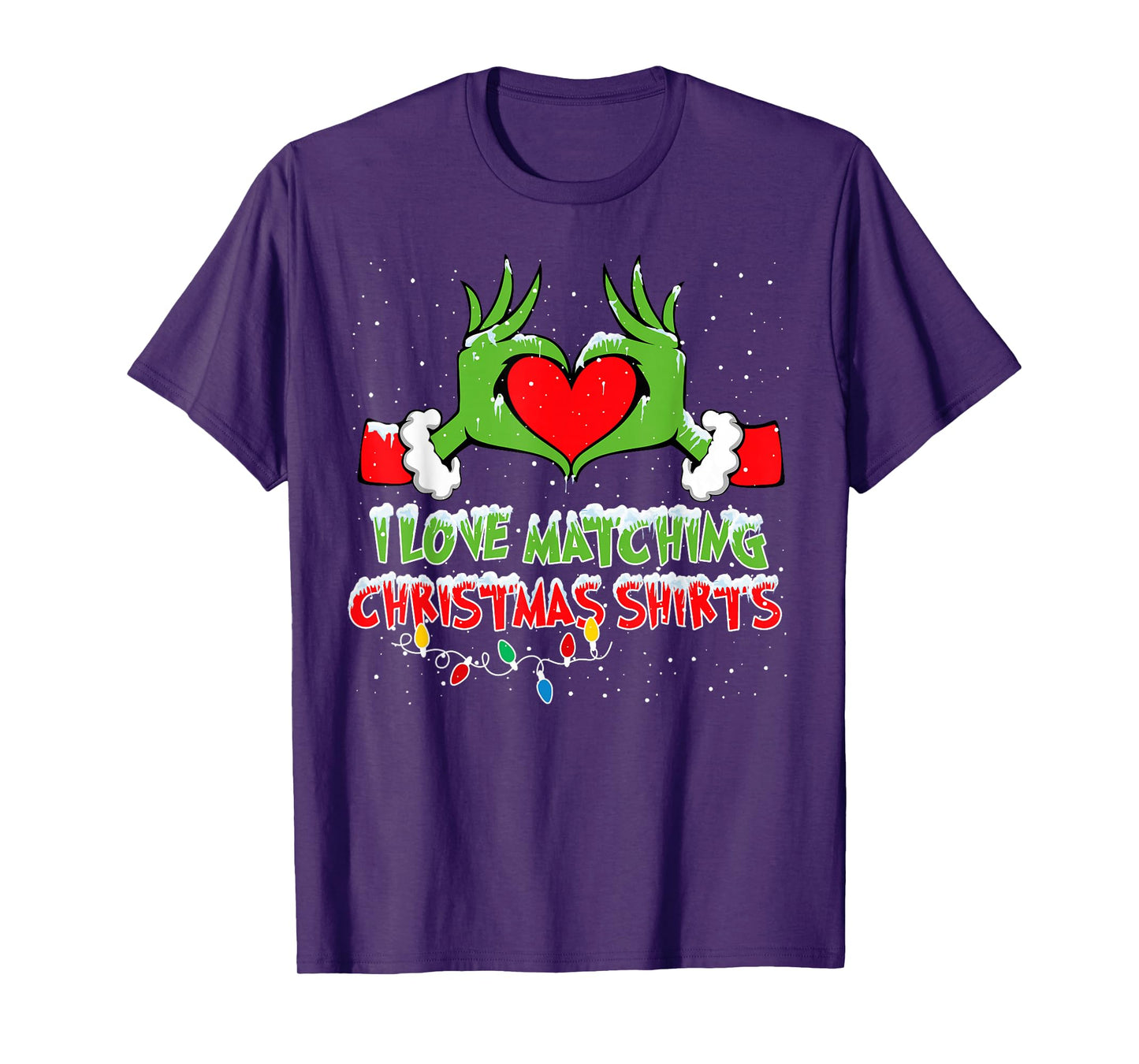 I Love Matching Christmas Shirts But I Don't Couples Xmas T-Shirt