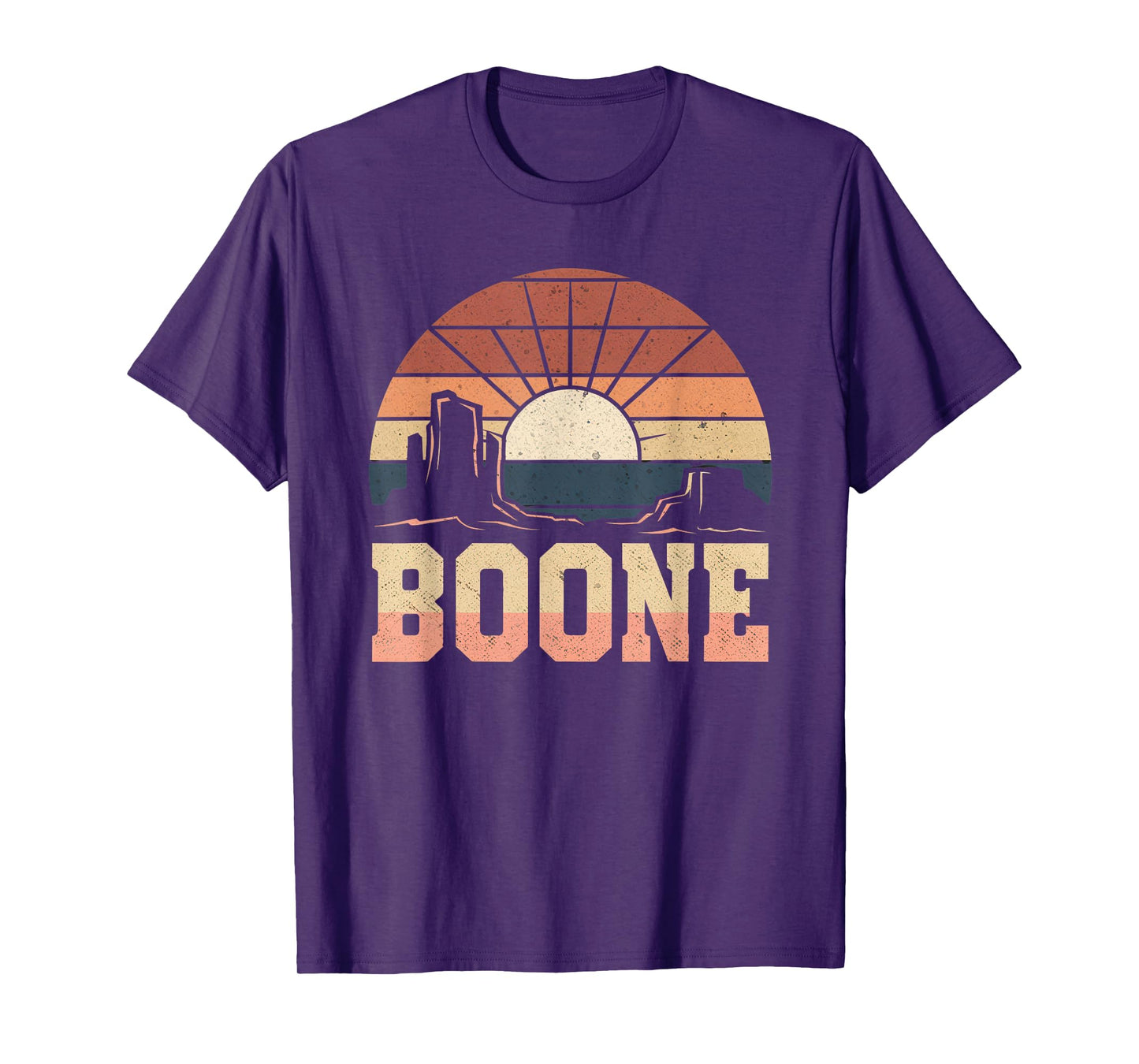 Boone Tshirt Family Name I Love Boone 80's Vintage NC Retro T-Shirt
