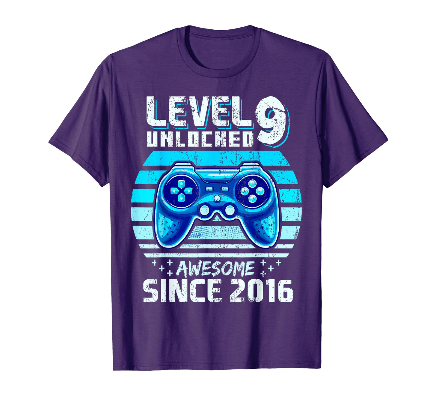 9th Birthday Boy Level 9 Gamer 9 Year Video Game Party T-Shirt