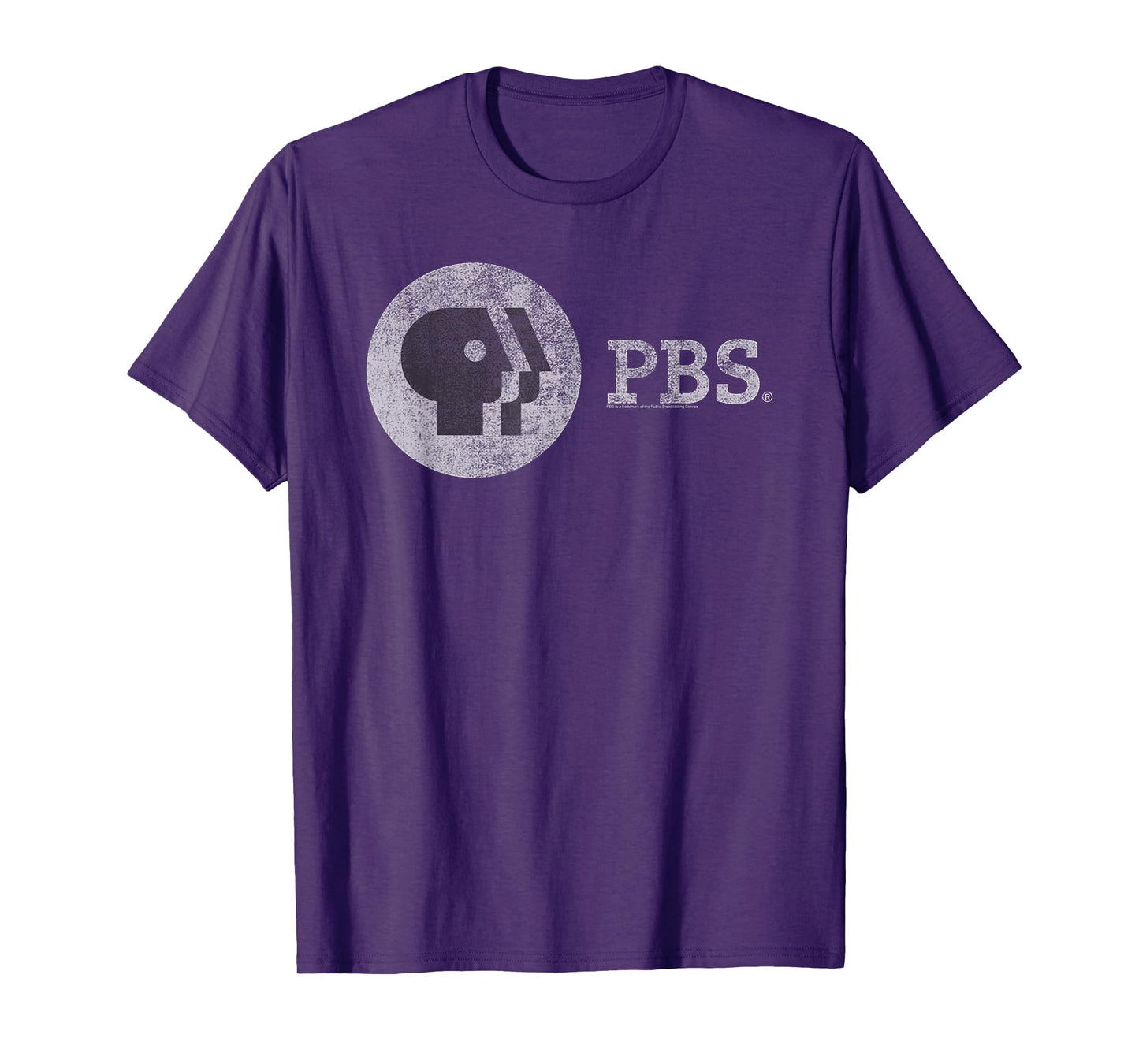PBS Distressed Vintage Logo Public Broadcasting Service T-Shirt