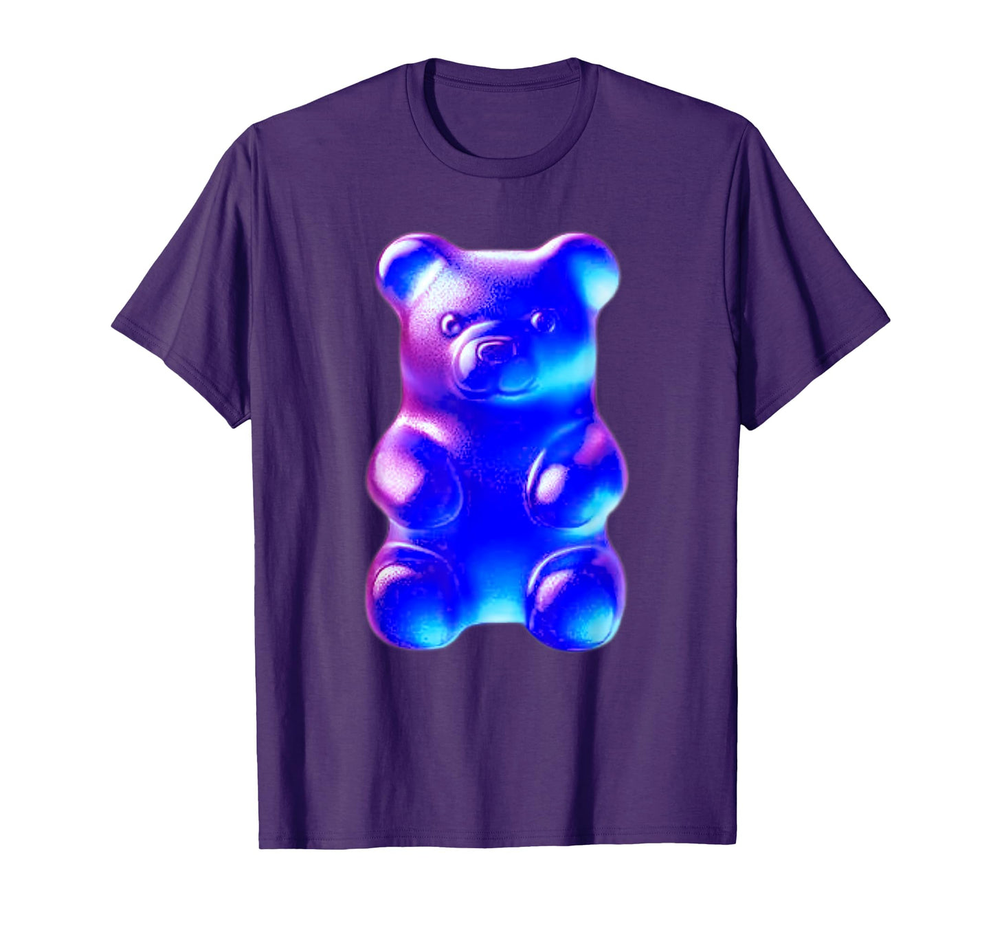 Urban Empyre Gummy Bear Candy T-Shirt - Unisex-Adults, Black, Small, Short Sleeve, Classic Fit