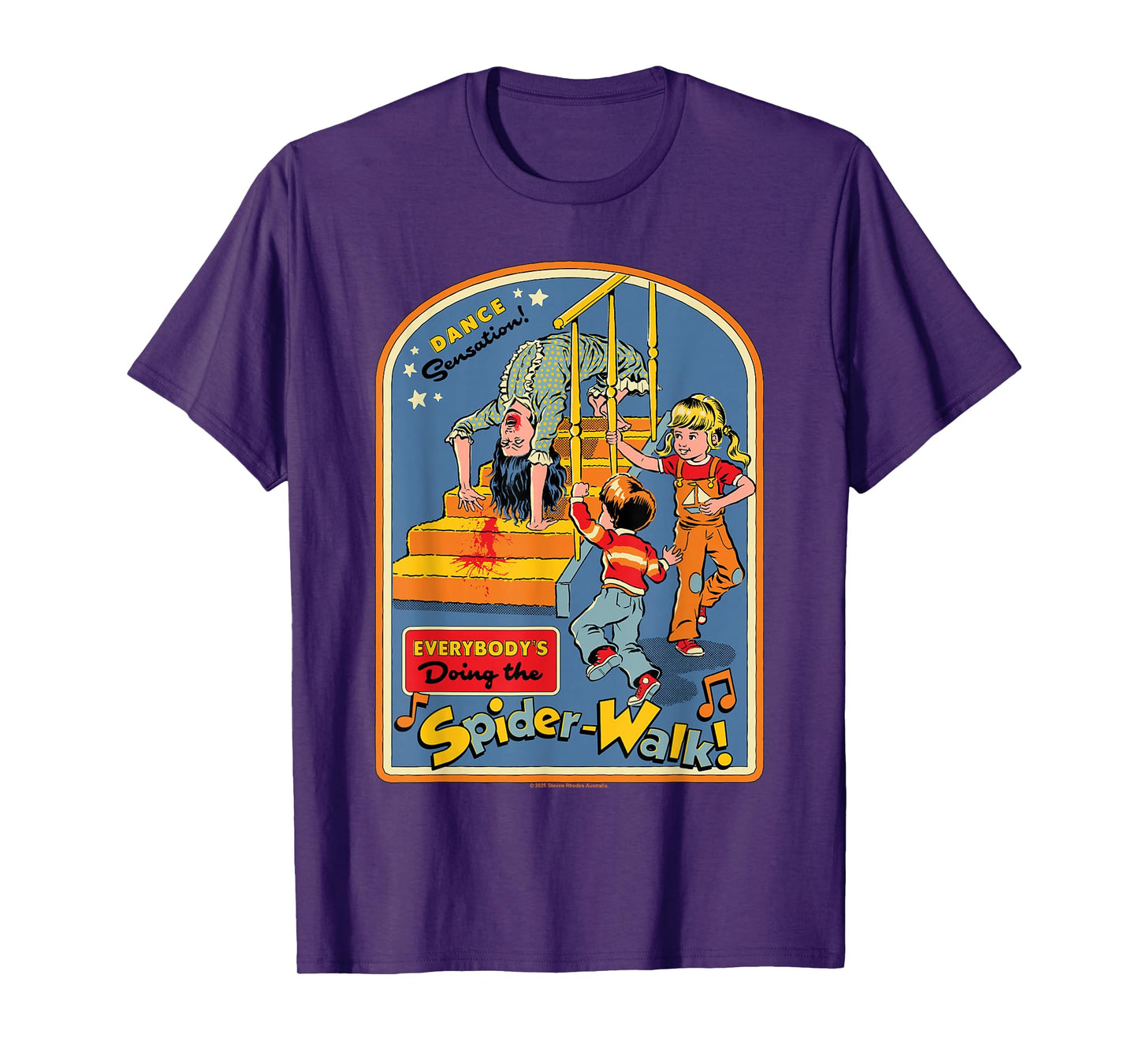 Spiderwalk Exorcist Retro Vintage Funny Adult Humor T-Shirt