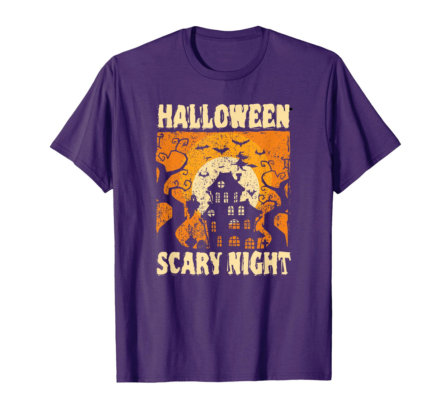 Cute Happy Halloween Scary Night Decor T-Shirt
