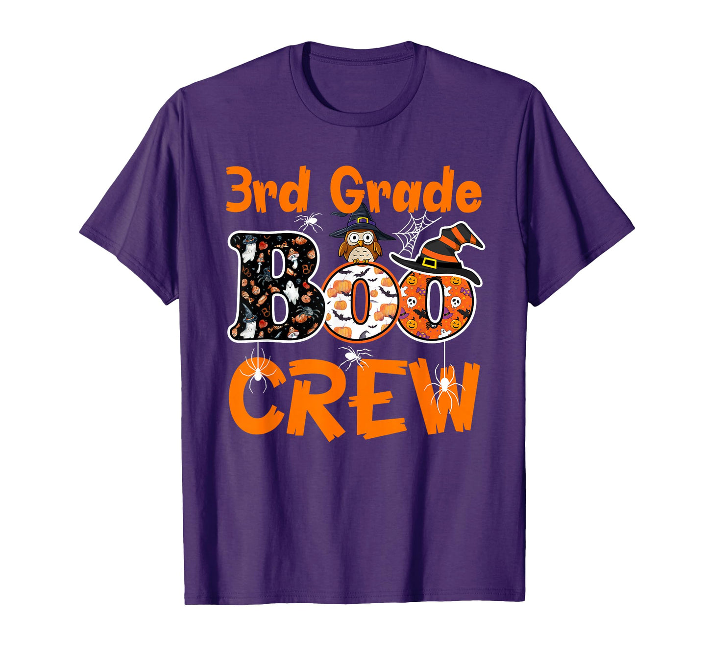 3rd Grade Boo Crew Teacher Student Halloween Costume 2025 T-Shirt