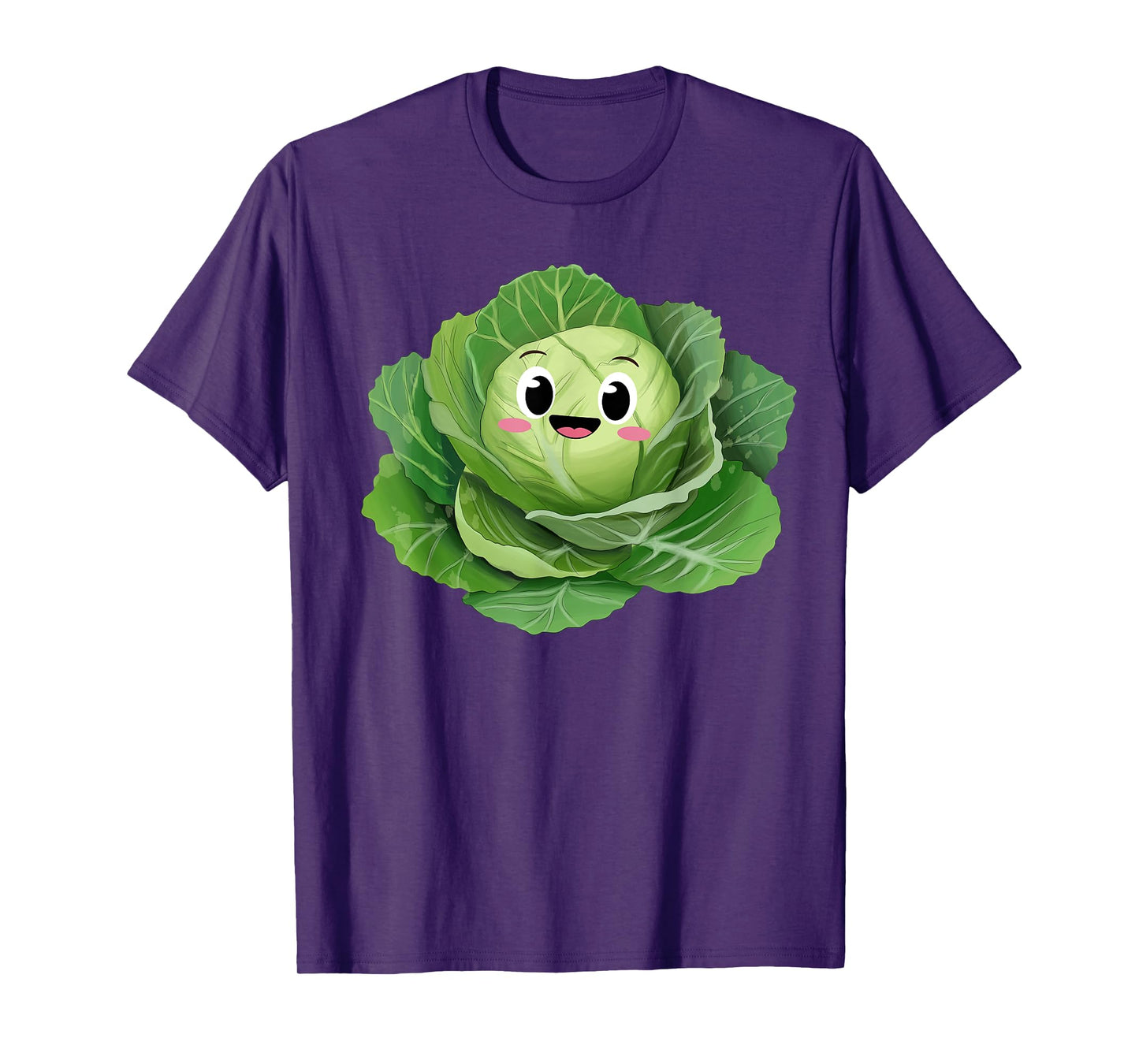 Cute Cabbage Team Halloween Costume Cabbage Lover Vegan T-Shirt