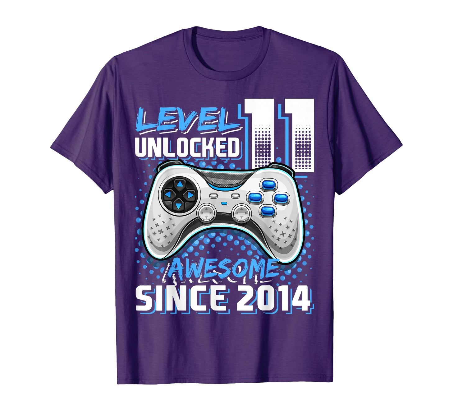 11th Birthday Boy Level 11 Gamer 11 Year Video Game Party T-Shirt