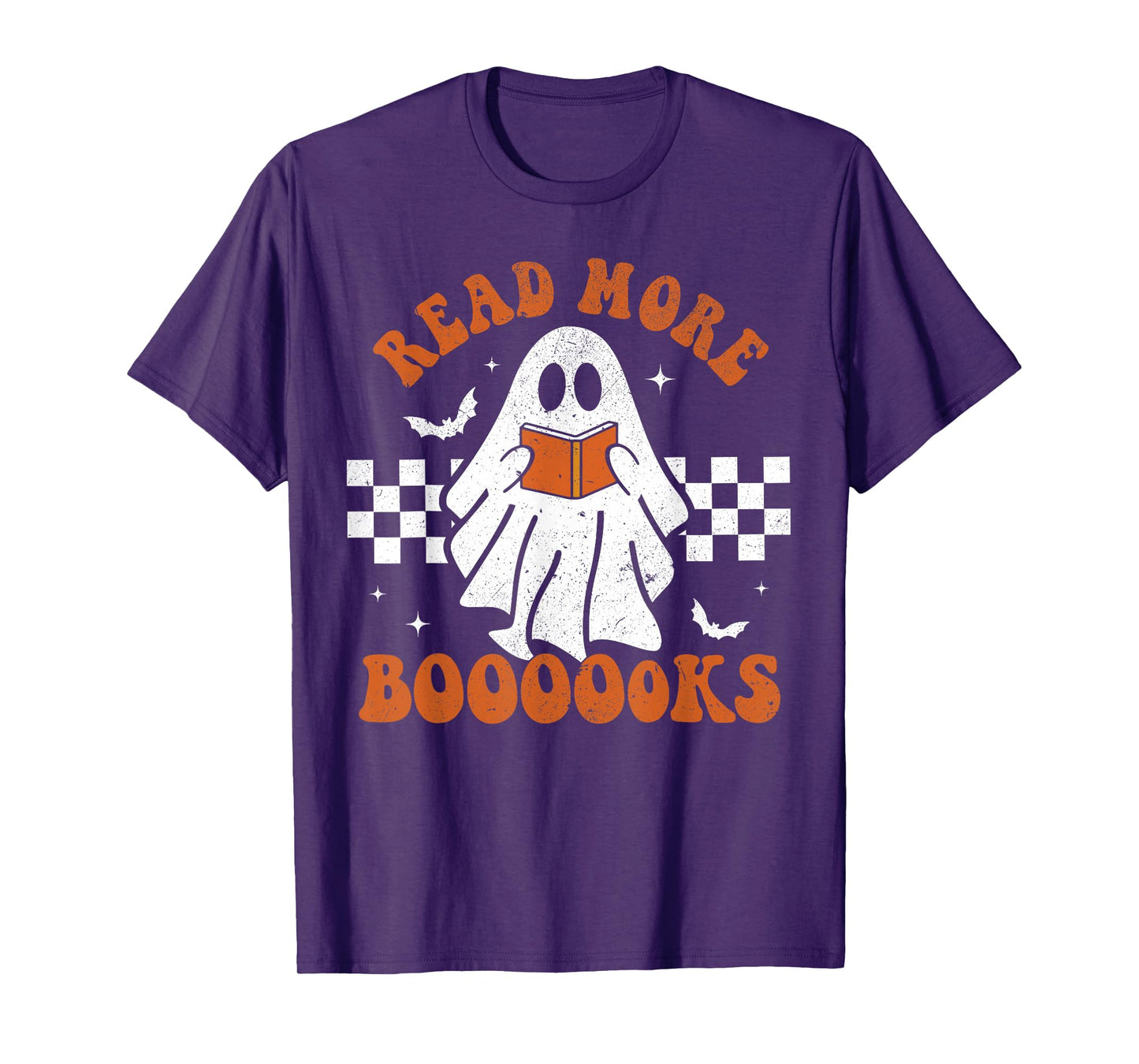 Read More Books Cute Ghost Reading Book Teacher Halloween T-Shirt