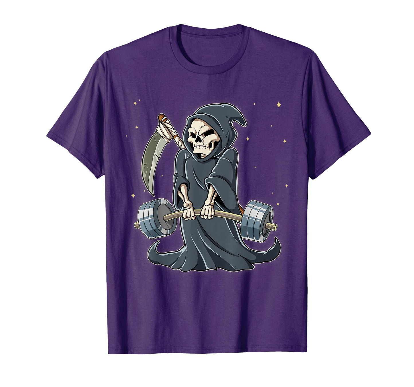 Grim Reaper Gym Weight Training Deadlift T-Shirt