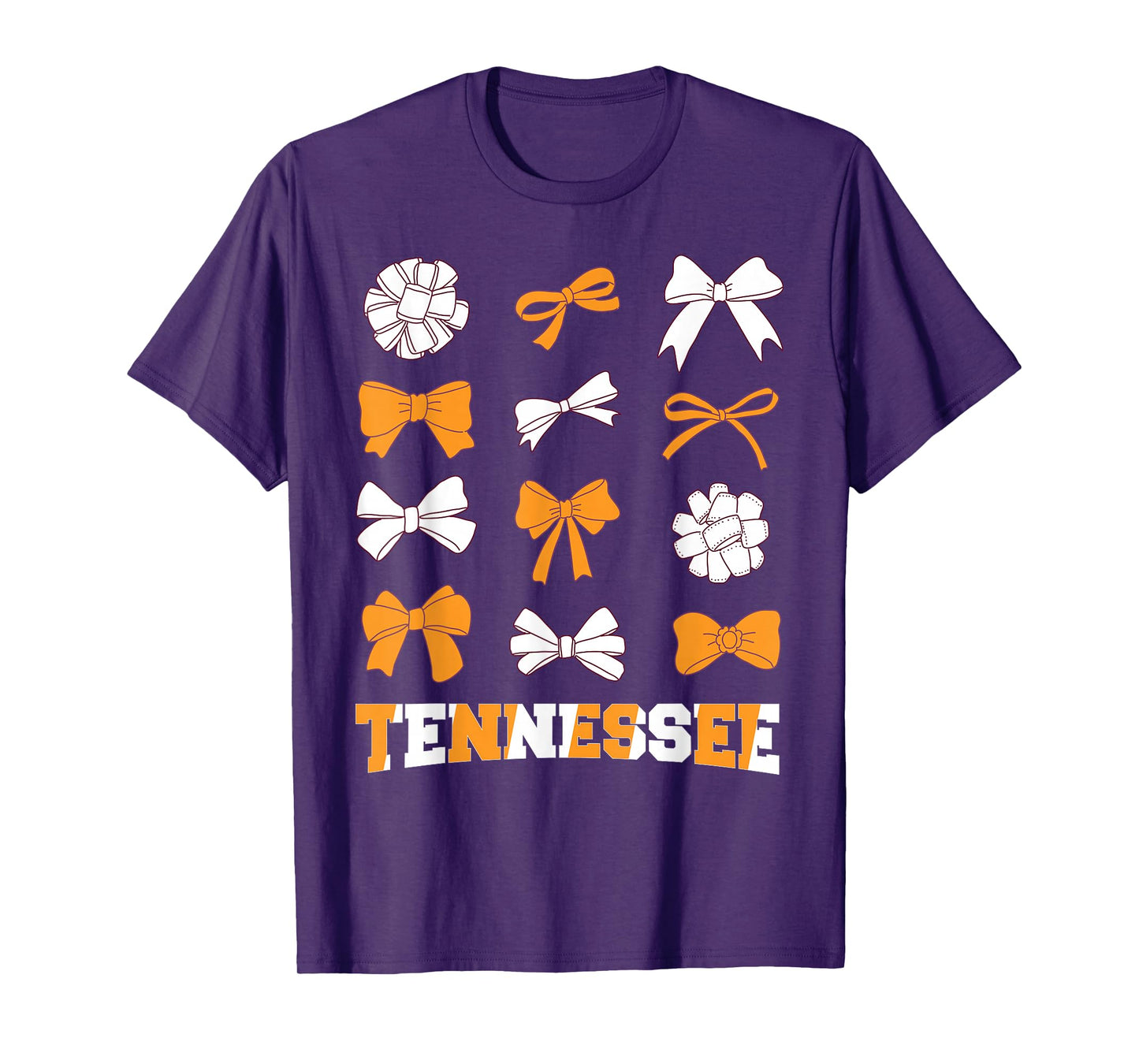 Tennessee TN Women Toddler Girls Coquette Bow State Pride T-Shirt