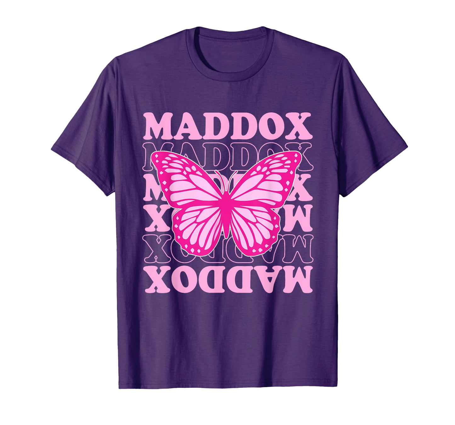 Retro Maddox First Name Personalized Maddox Groovy Vintage T-Shirt