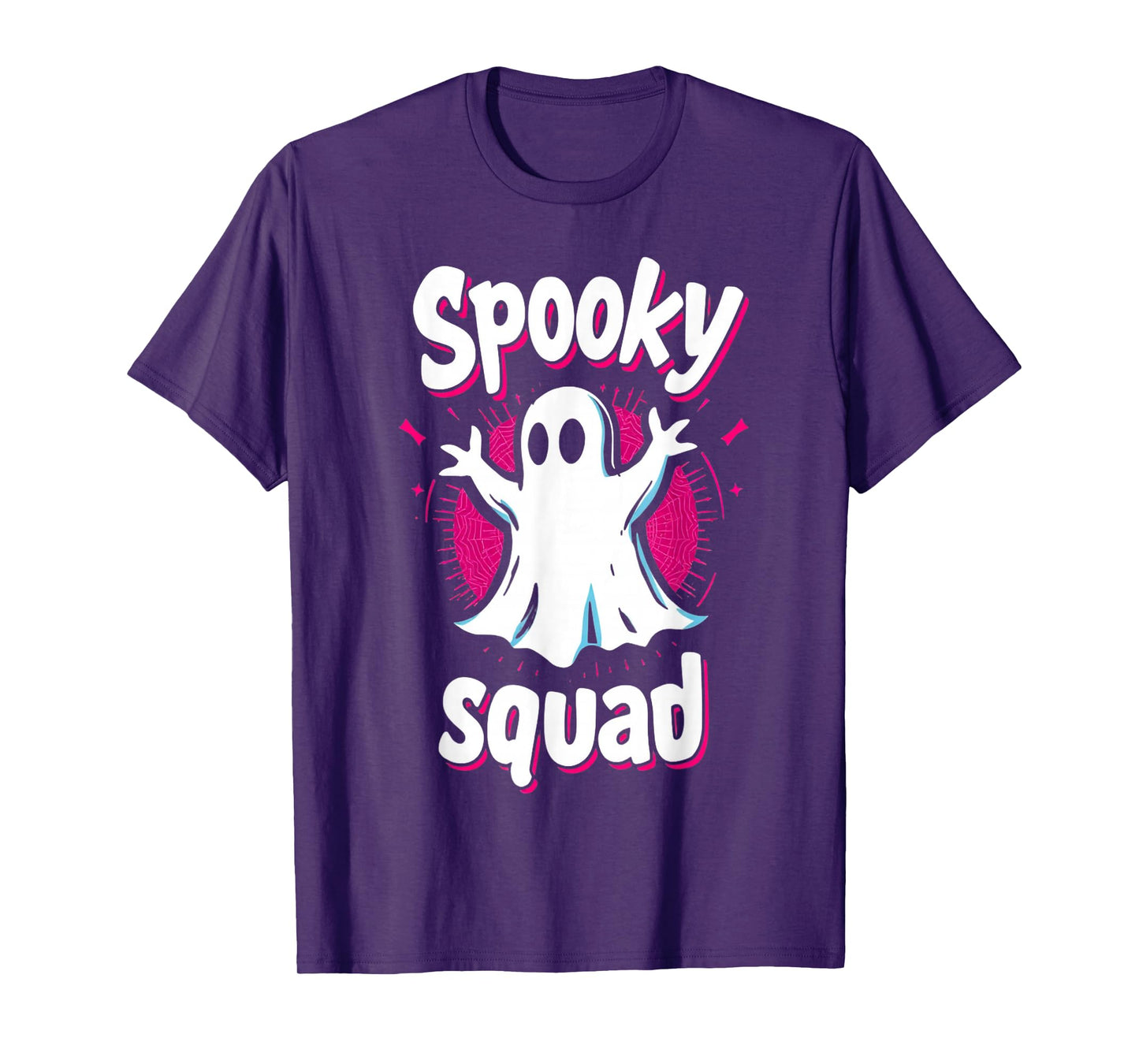 Funny Halloween Horror Season Spooky Squad 2025 Retro Family T-Shirt