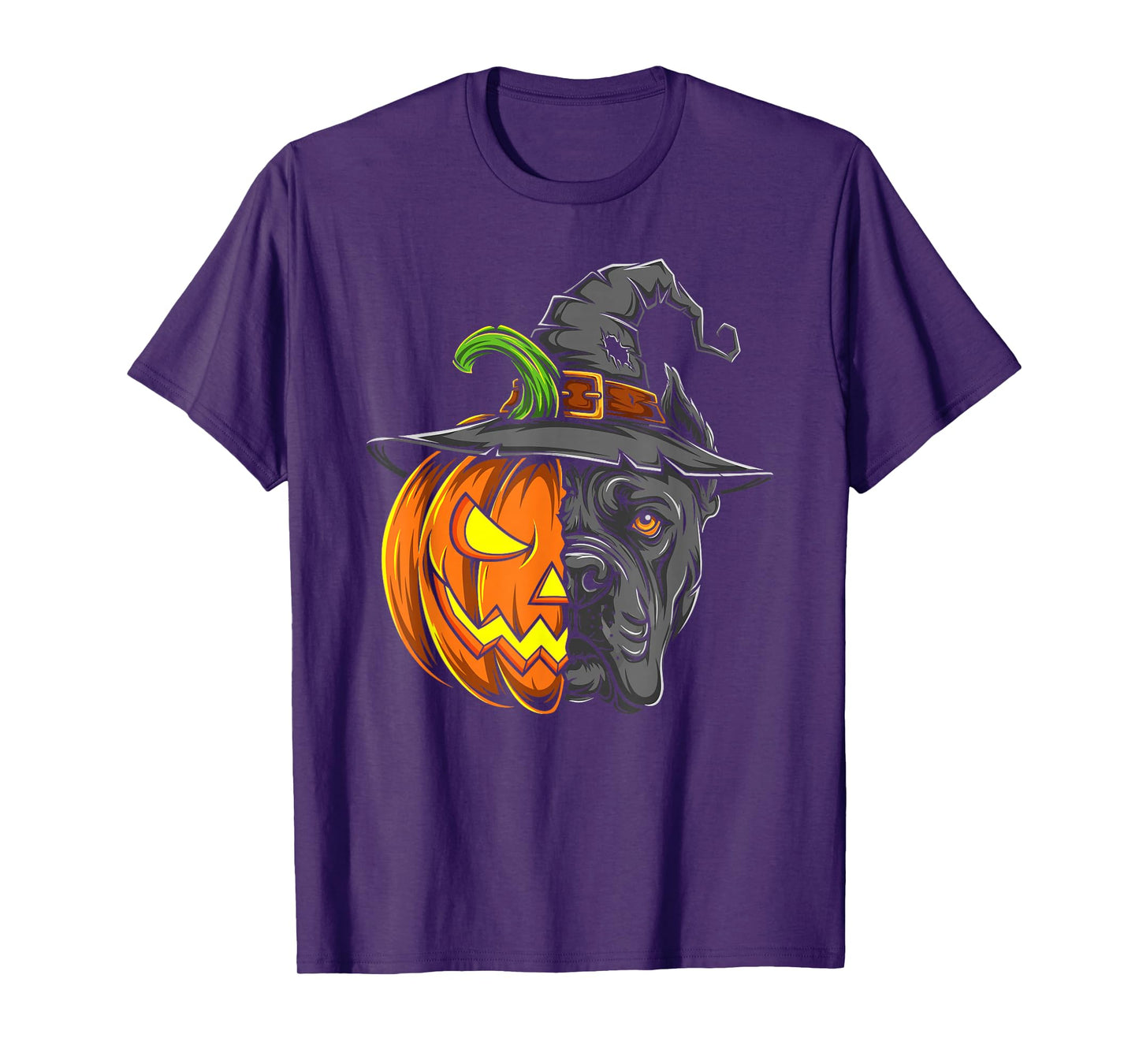 Cane Corso Pumpkin Jack O Lantern Halloween Kids Mens Womens T-Shirt