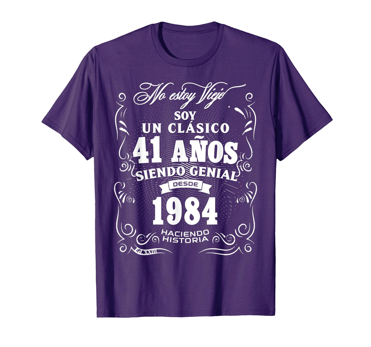 Vintage 41st Birthday Men Funny 1984 41 Birthday Spanish T-Shirt