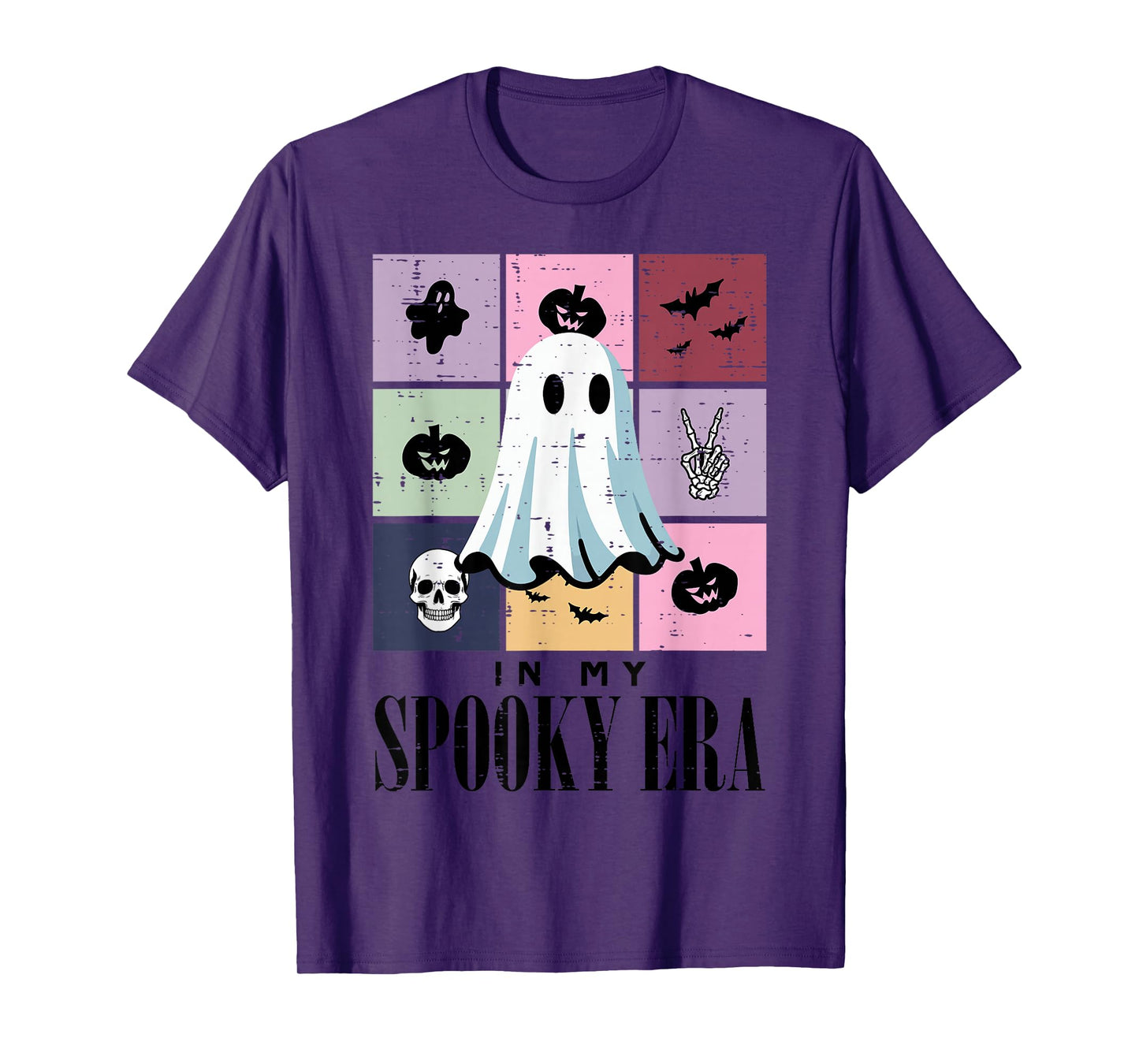In My Spooky Era Ghost Retro Halloween Women Girls Teens T-Shirt