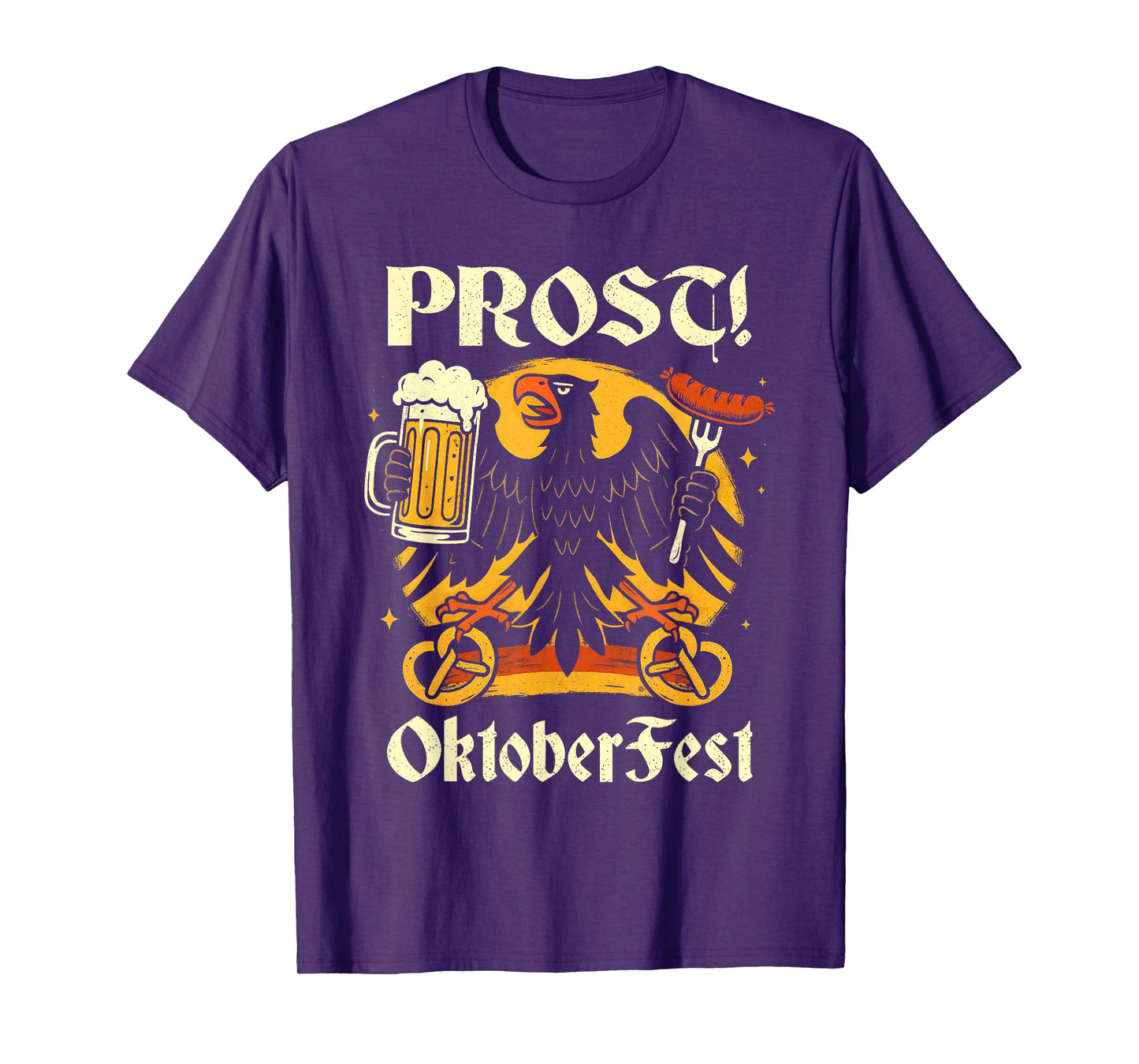 Prost Oktoberfest German Eagle Beer Wurst Men Women T-Shirt