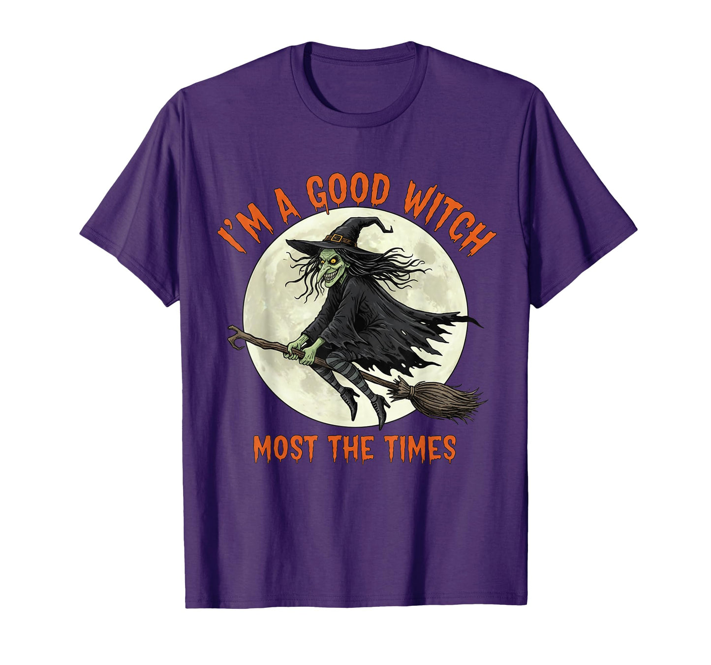 Halloween Scary Witch I'm A Good Witch T-Shirt