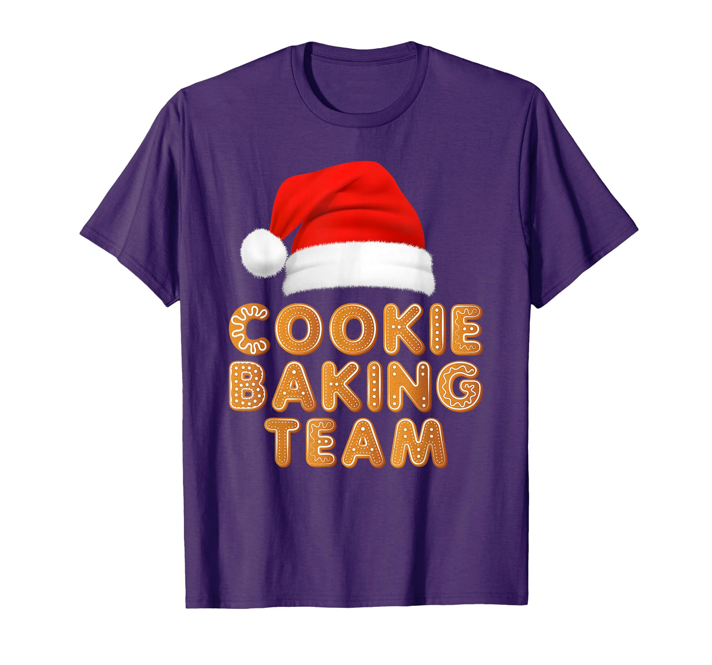 Cookie Baking Team Matching Family Group Christmas Pajamas T-Shirt