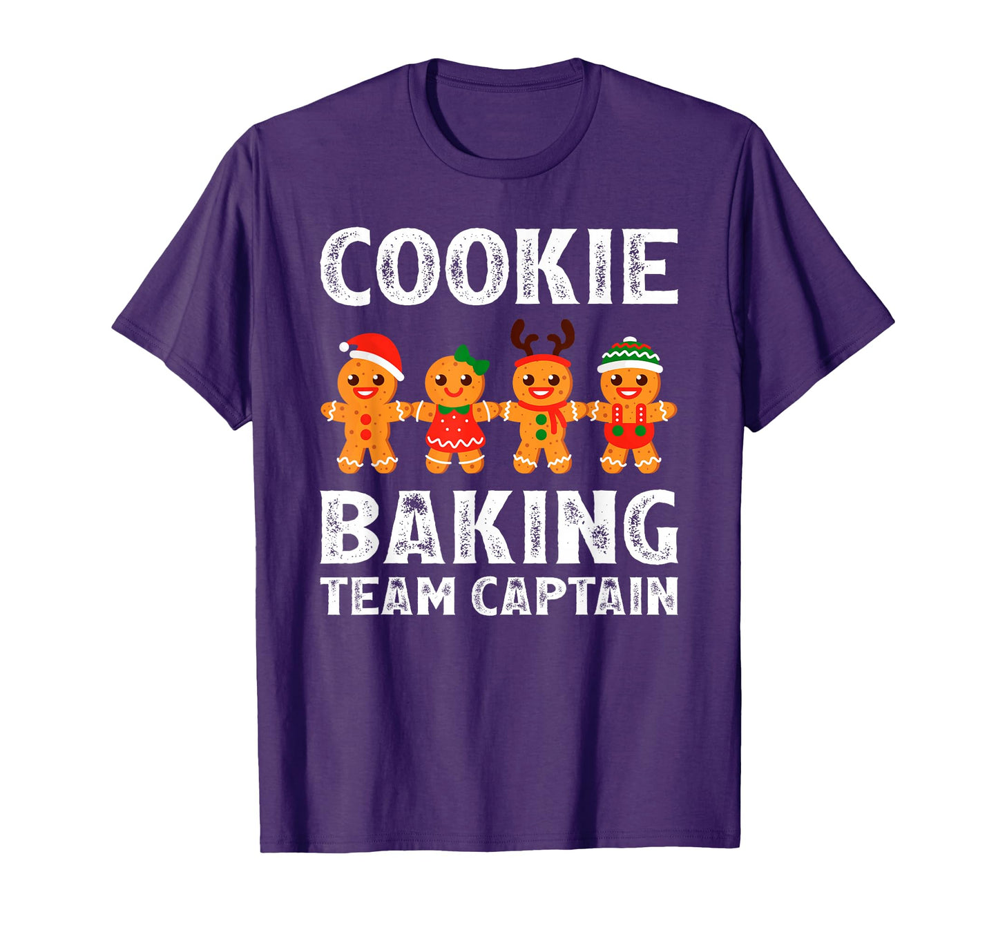 Cookie Baking Team Captain Funny Gingerbread Christmas T-Shirt