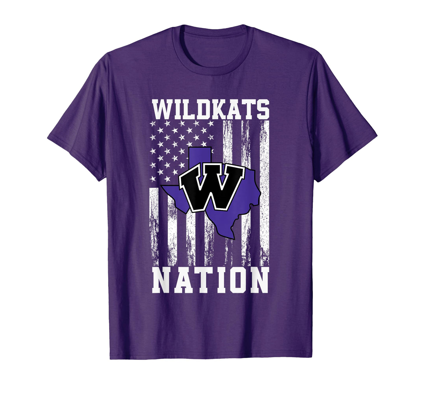 Willis Wildkats Logo Nation HS T-Shirt