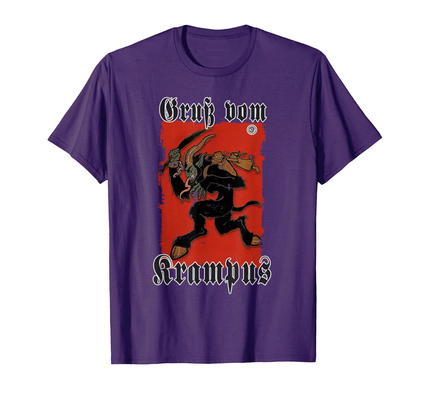Greeting from Krampus Christmas Legend Figure T-Shirt