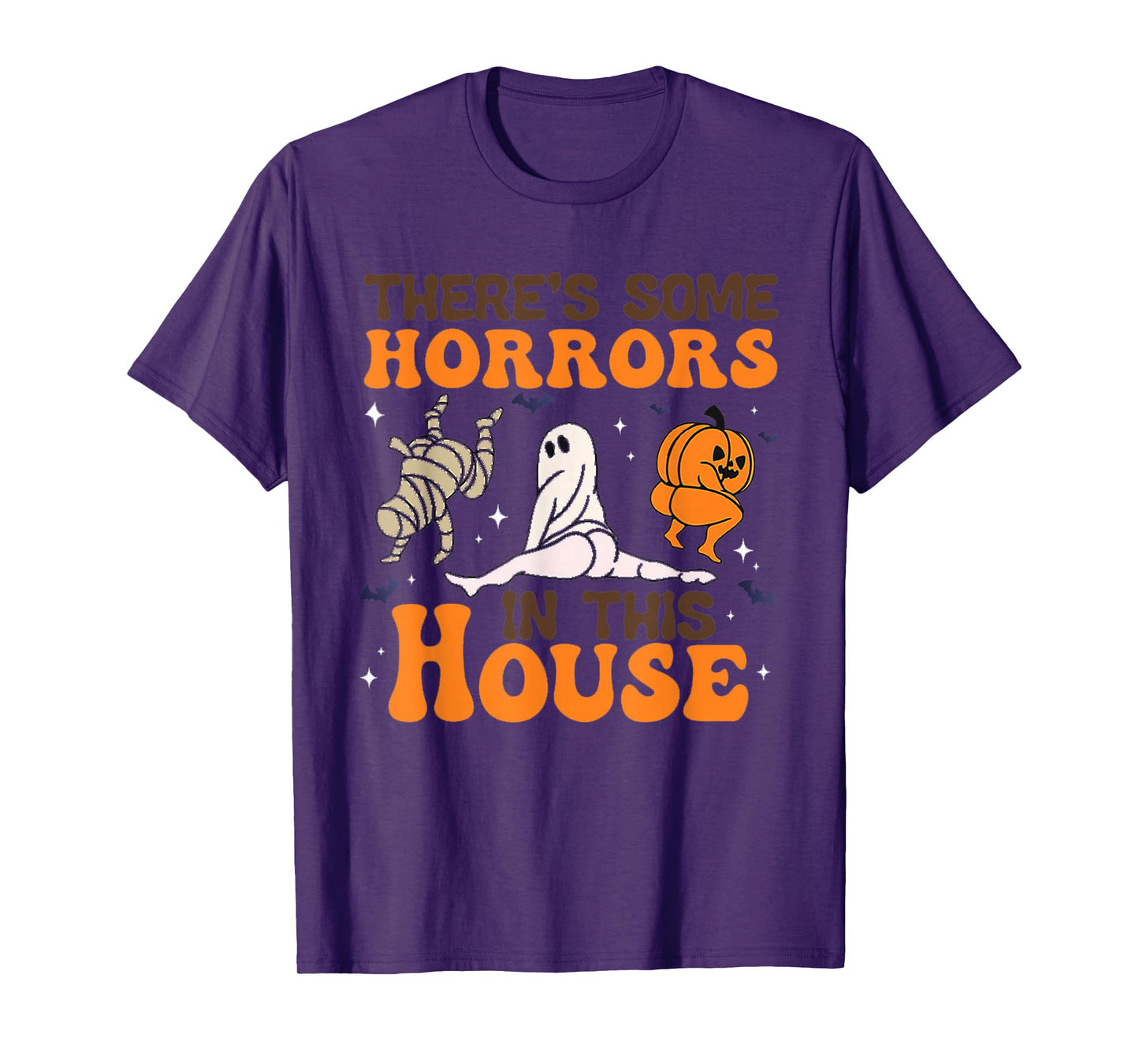 There's Some Horrors in This House Funny Humor Halloween T-Shirt