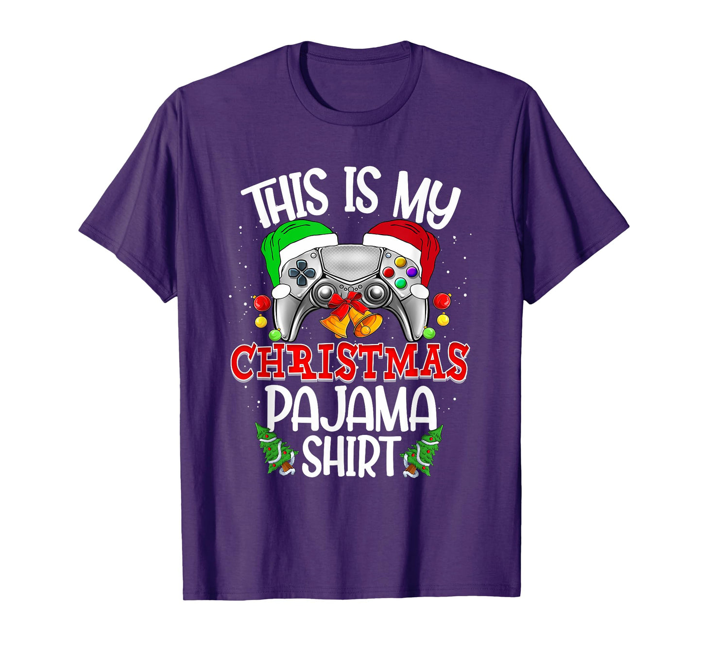 This is My Christmas Pajama Shirt Funny Video Gamer Men Boy T-Shirt