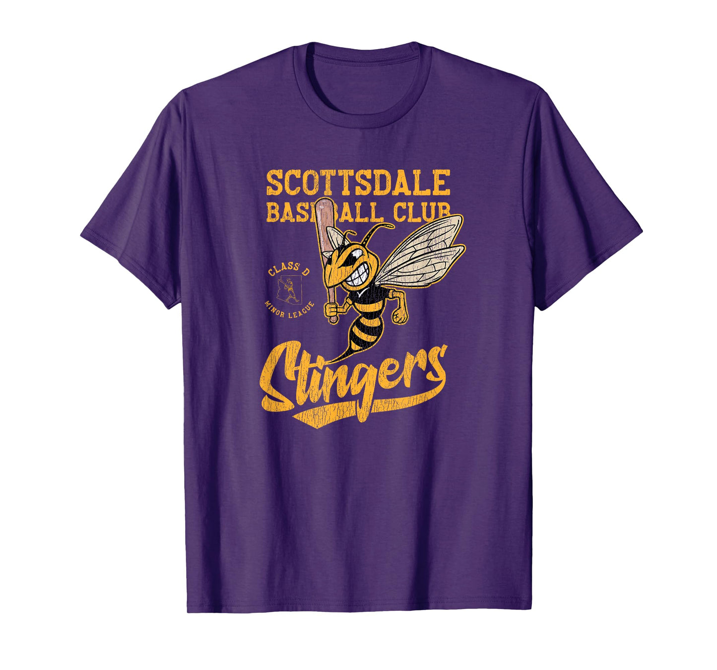 Scottsdale Stingers Retro Minor League Baseball Team T-Shirt