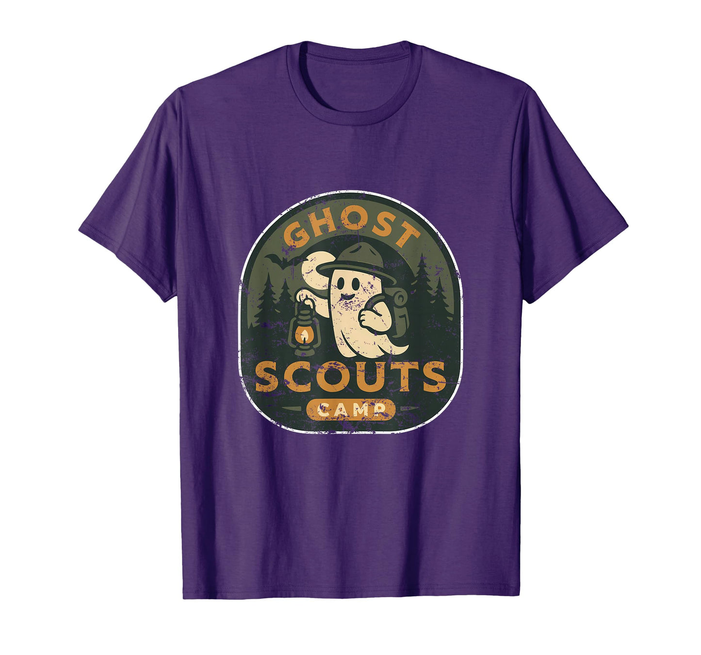 Ghost Scouts Camp Patch Halloween T-Shirt