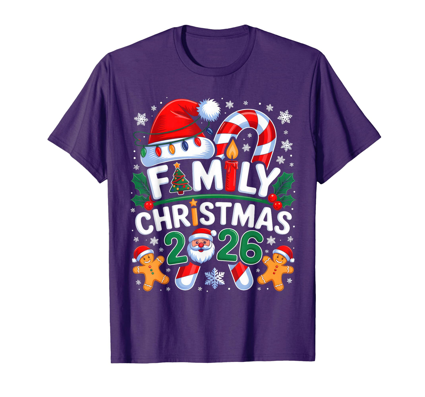 Christmas 2026 Family Matching Xmas Team Santa Squad 2026 T-Shirt