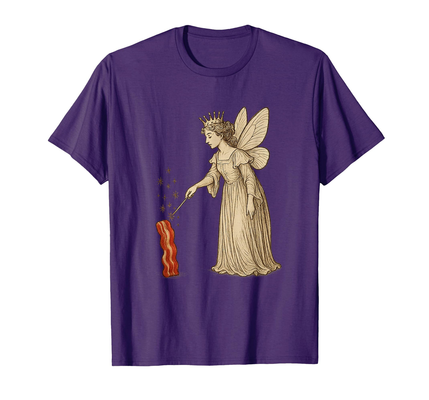 Bacon Fairy Magic Funny Food T-Shirt