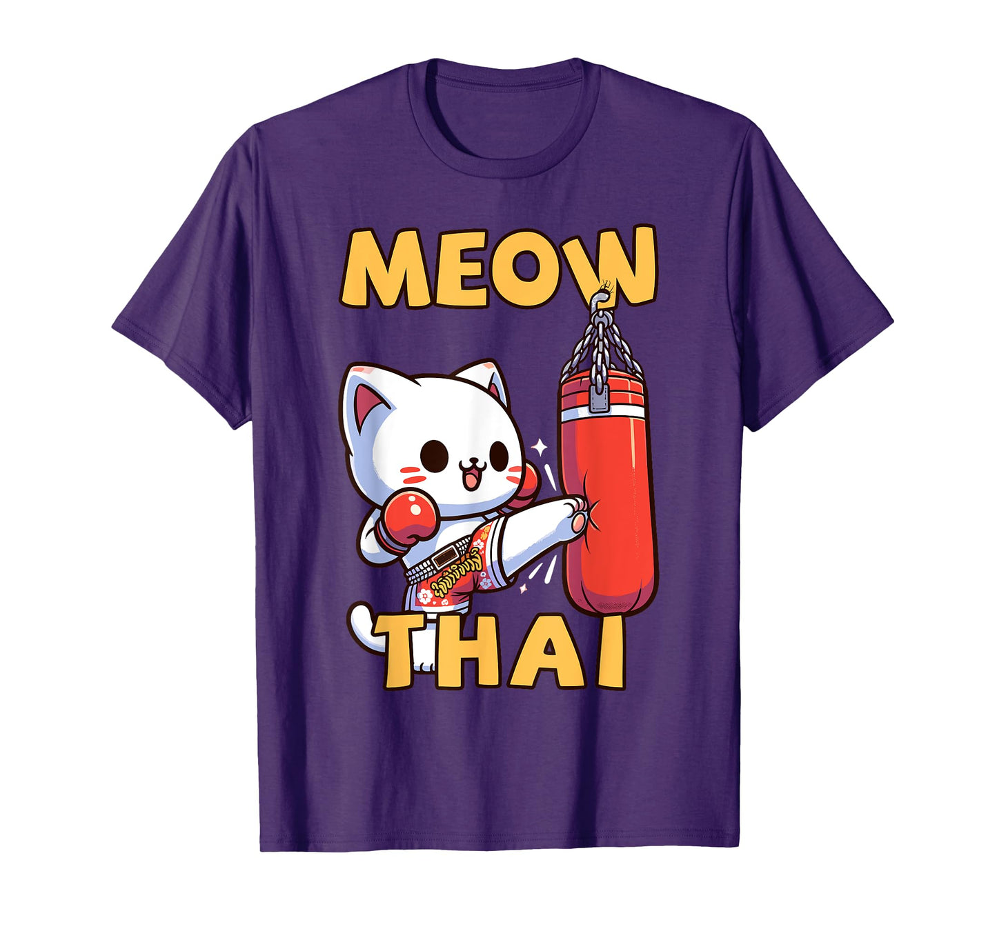 Meow Thai, Muay Thai Cat | Thai Boxing For Kids, Muay Thai T-Shirt