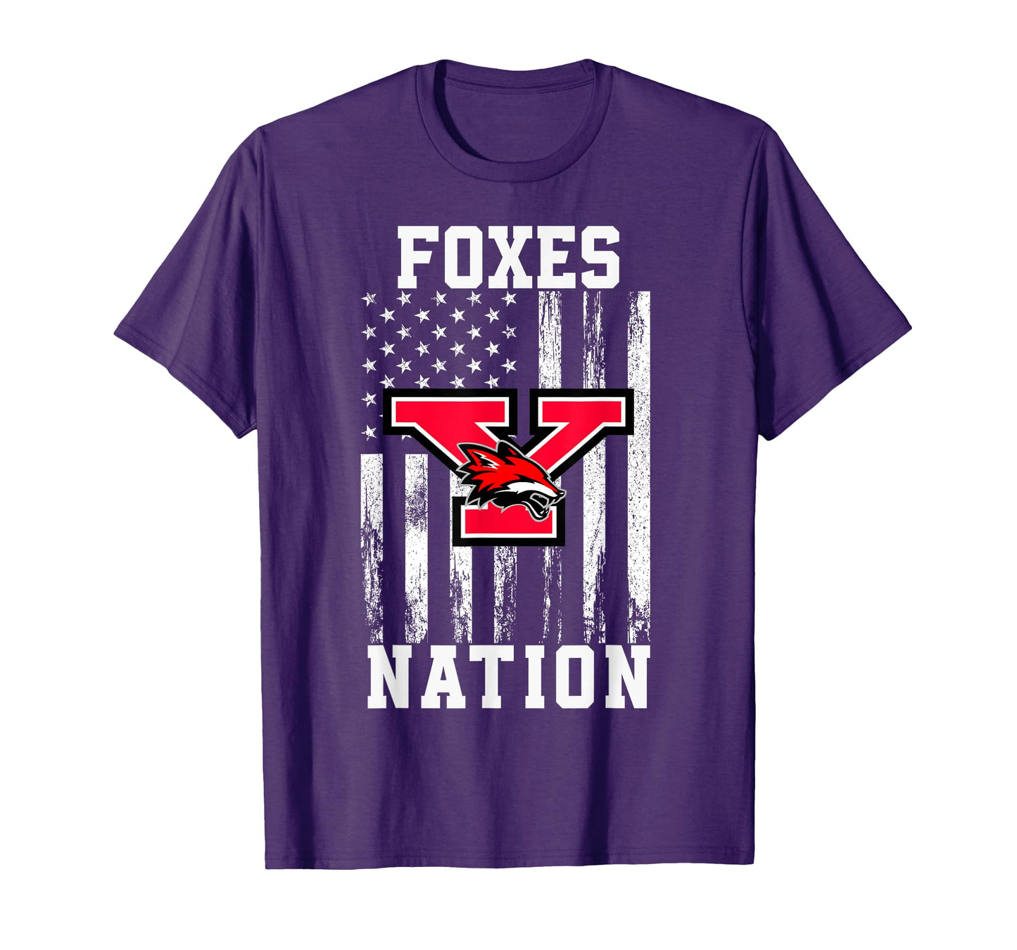 Yorkville Foxes Logo Nation HS T-Shirt