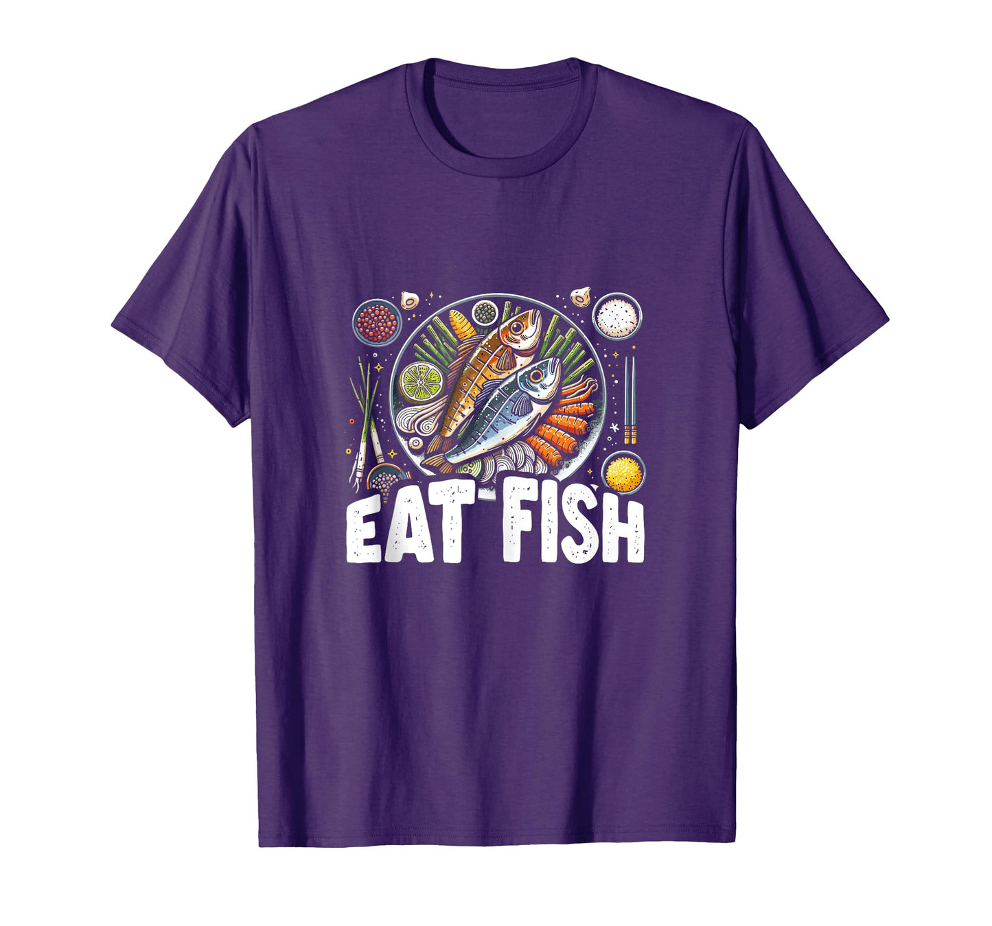 Funny Pescatarian Fishing Fisherman Gift For Men - Eat Fish Tank Top