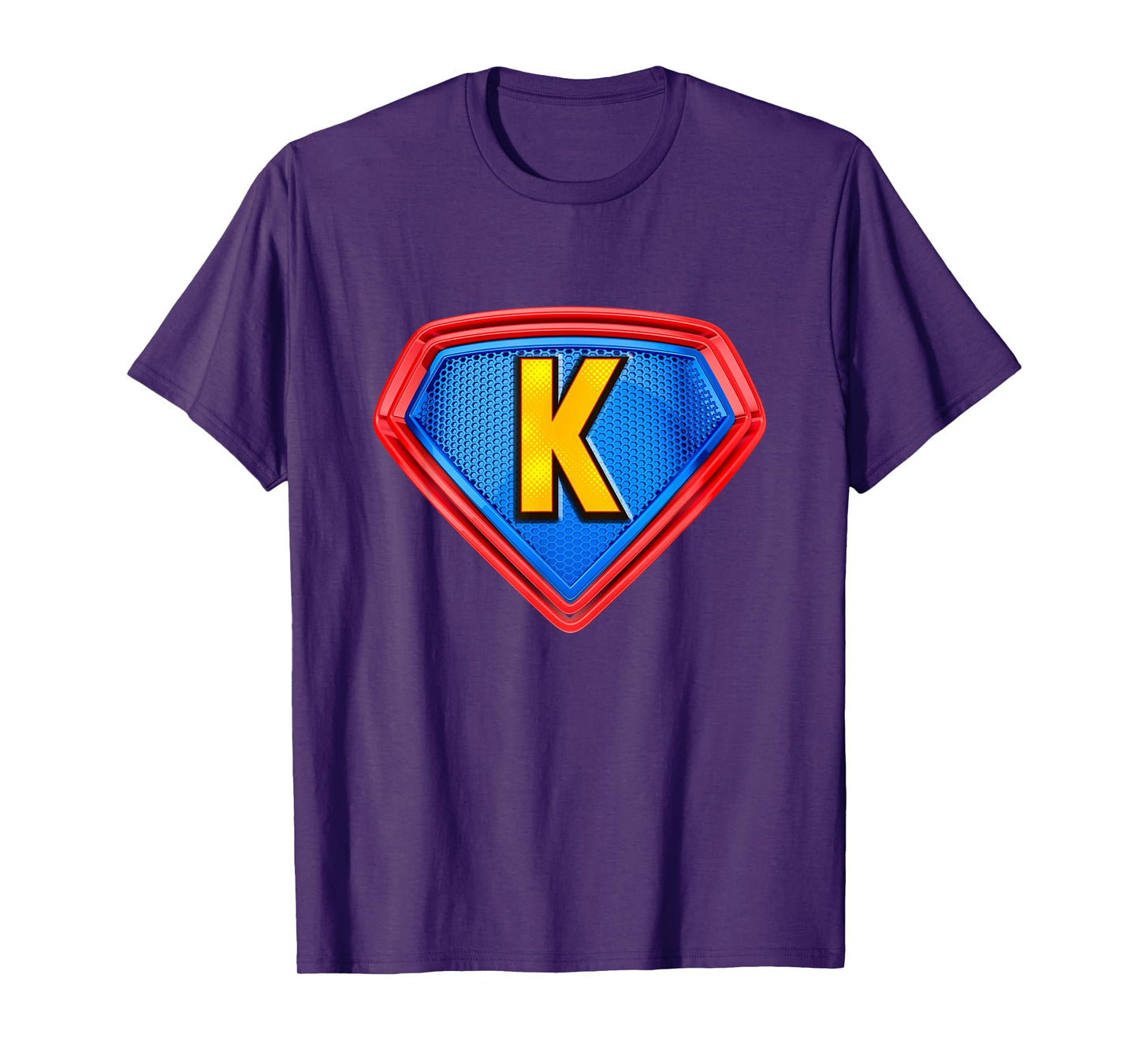 Cool Super K Alphabet Cute Initial Monogram Letter K Graphic T-Shirt
