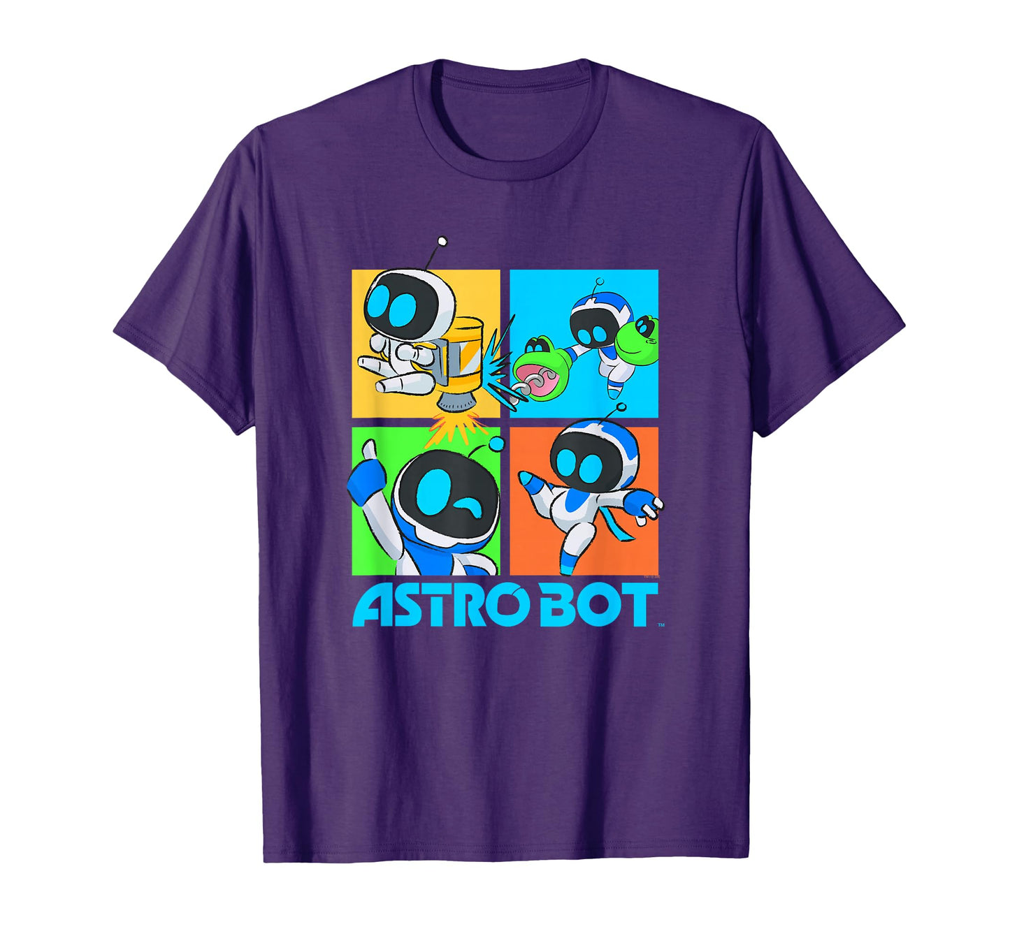 Astro Bot Rescue Mission Fighting Pose Video Game T-Shirt