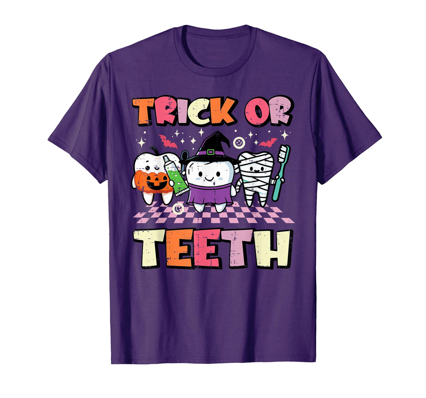 Halloween Dentist Trick Or Teeth Dental Costume Men Women T-Shirt