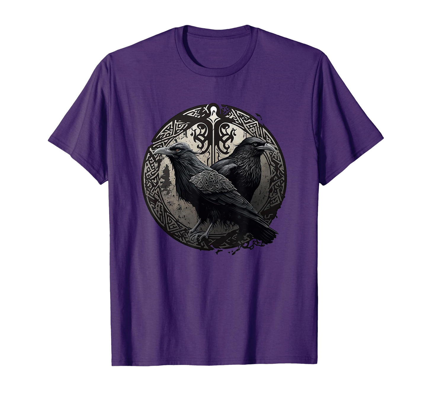 Huginn and Muninn Ravens Norse Mythology Viking Symbols T-Shirt