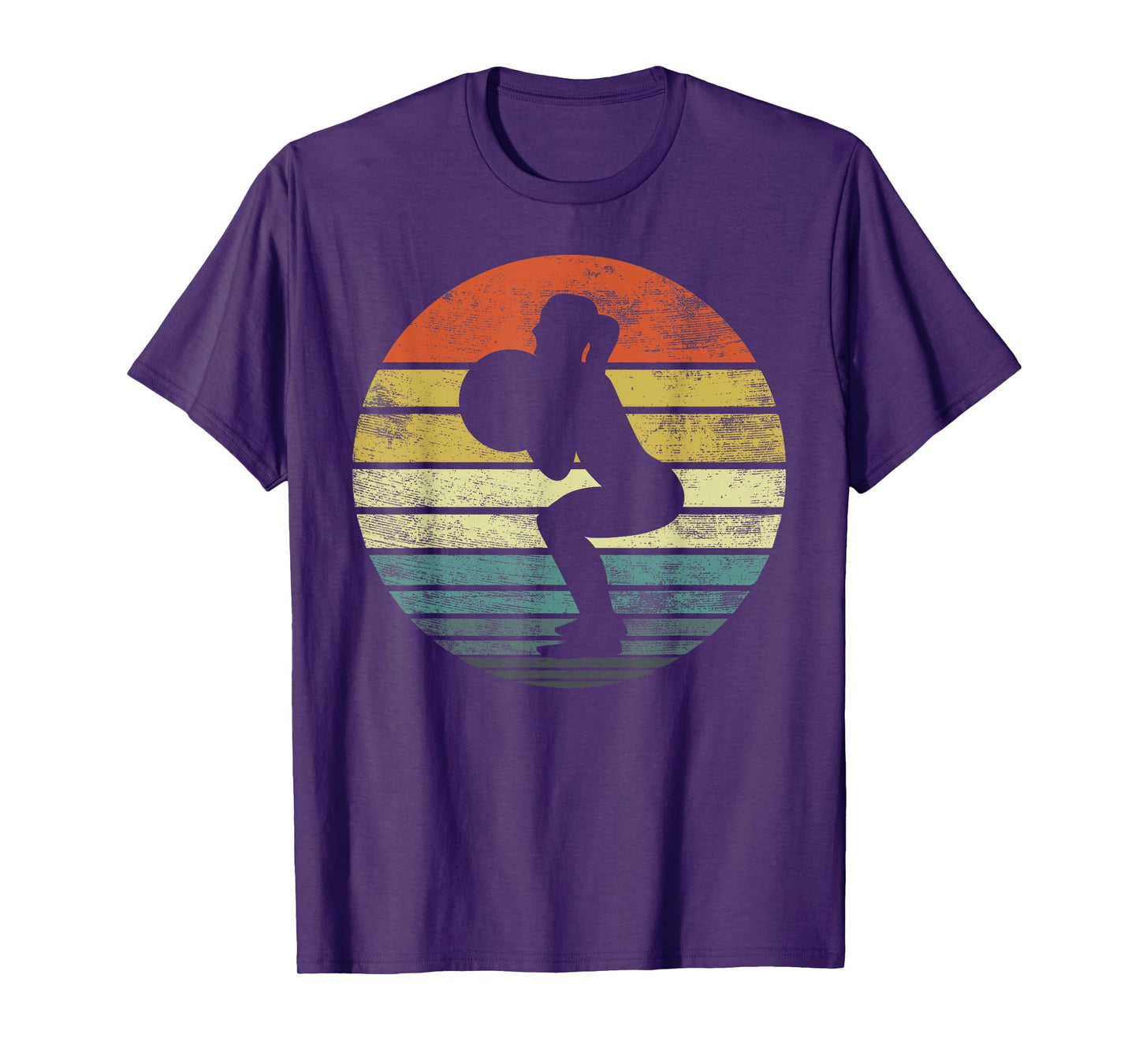 Powerlifting Gifts Weightlifting Retro Vintage Fitness Gym T-Shirt