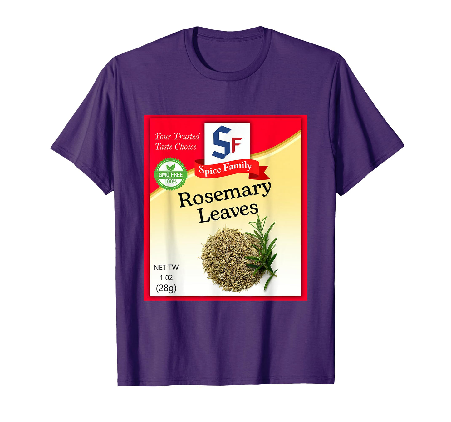 Rosemary Leaves Condiment Holiday Spice Group Costumes T-Shirt