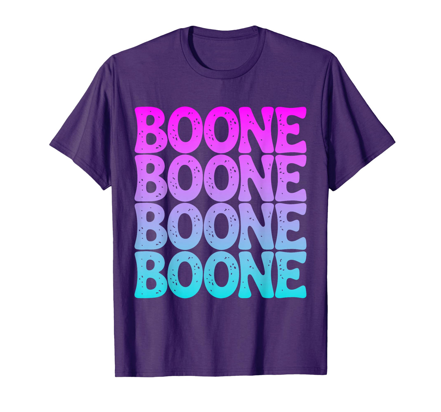 Boone Family Name I Love Boone Personalized Vintage T-Shirt