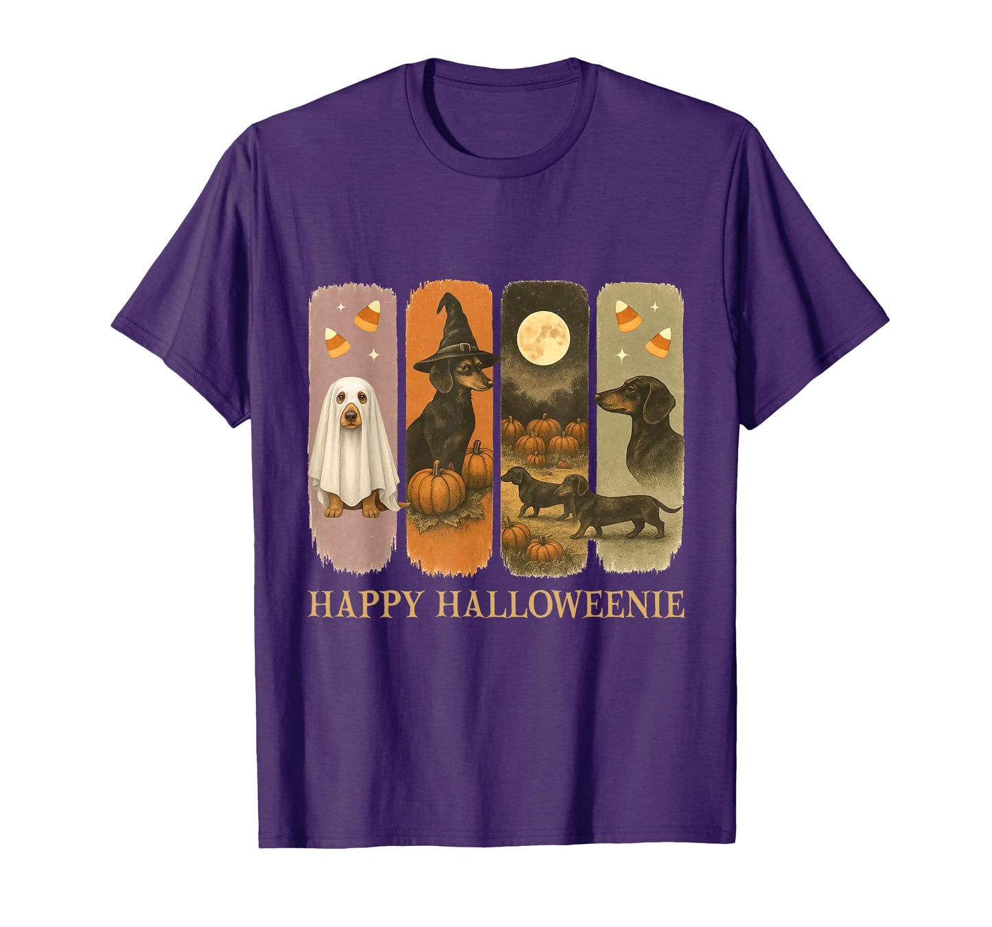 Haunted Sausage Squad Fall Costume Gift T-Shirt