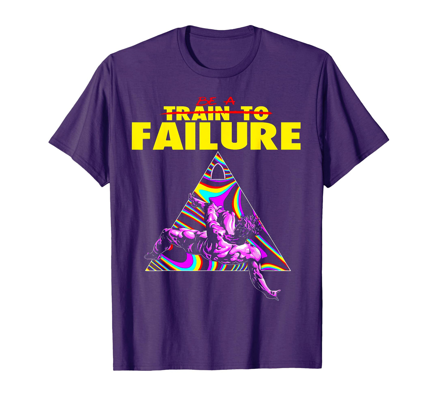 Funny Train to Failure Weightlifting Bodybuilding Fitness T-Shirt