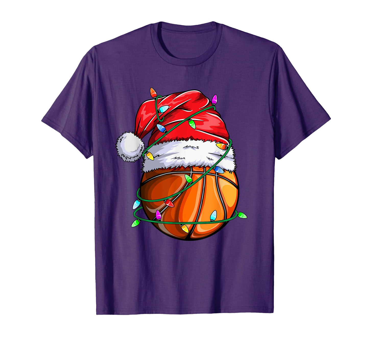 Santa Sports Design- Christmas Hooper Basketball Player T-Shirt